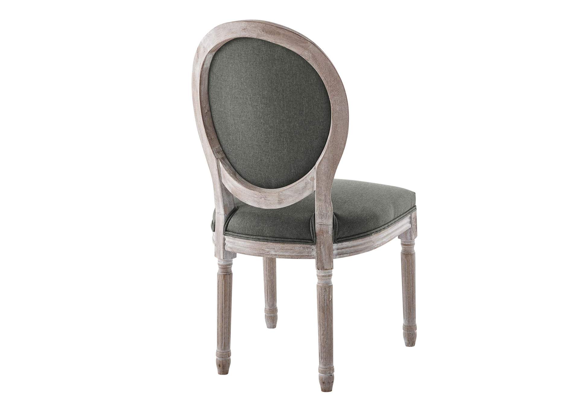 Emanate Vintage French Upholstered Fabric Dining Side Chair,Modway