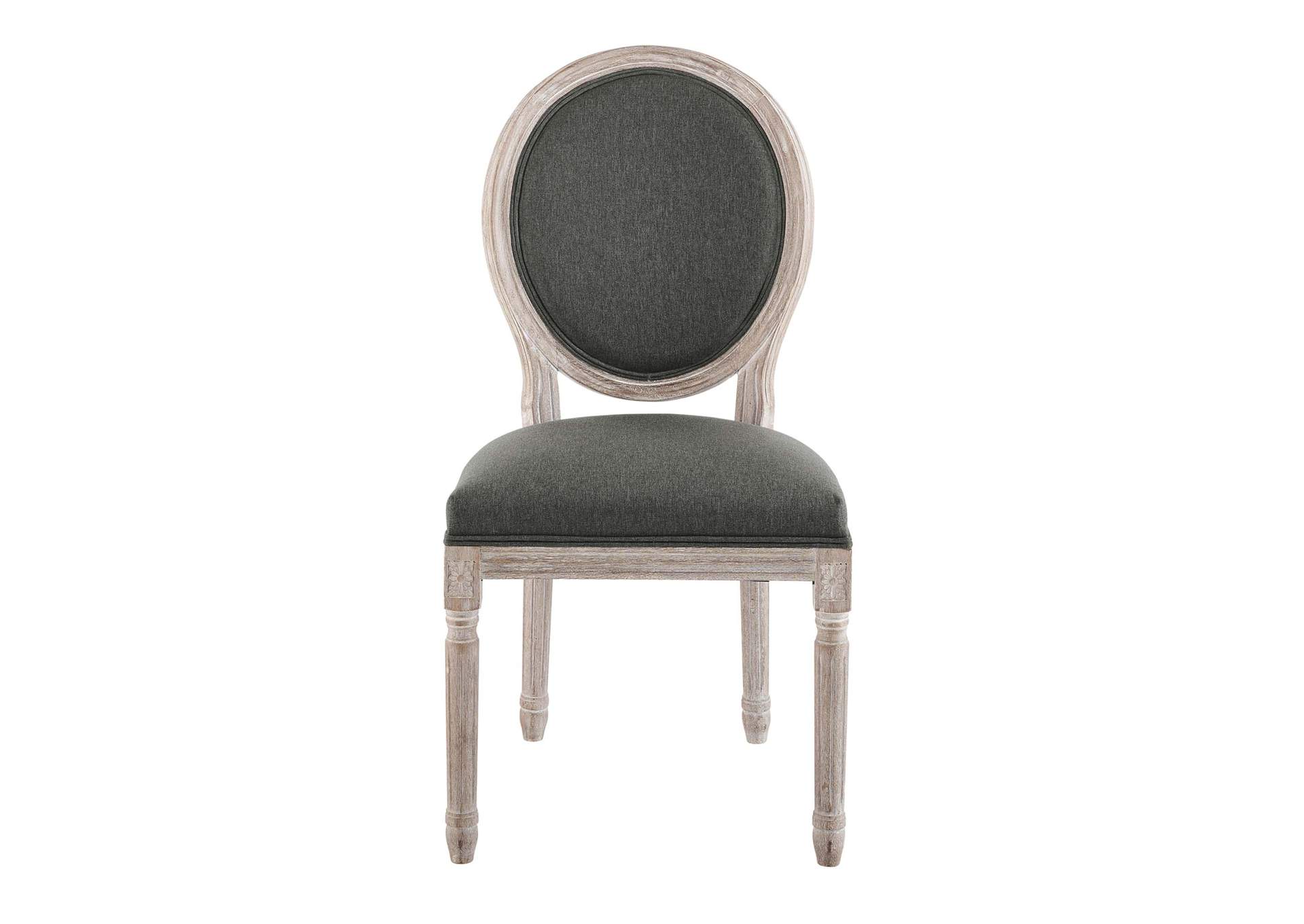 Emanate Vintage French Upholstered Fabric Dining Side Chair,Modway