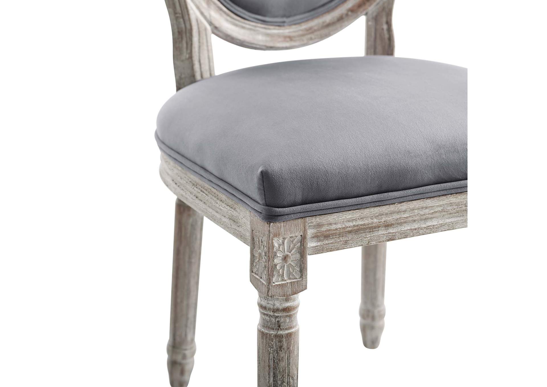 Emanate Vintage French Performance Velvet Dining Side Chair,Modway