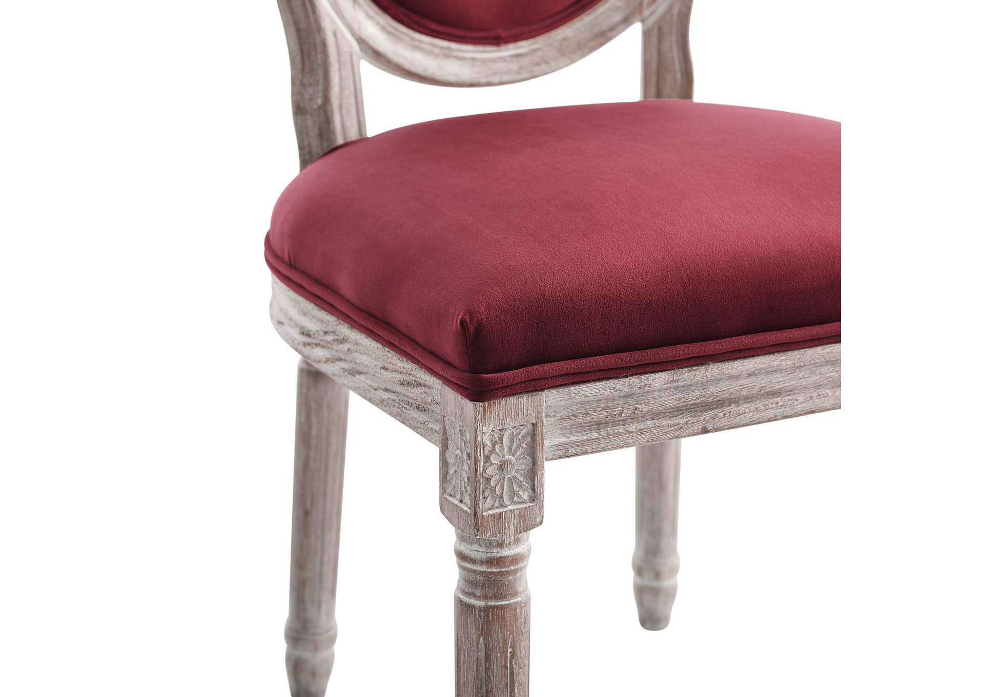 Emanate Vintage French Performance Velvet Dining Side Chair,Modway