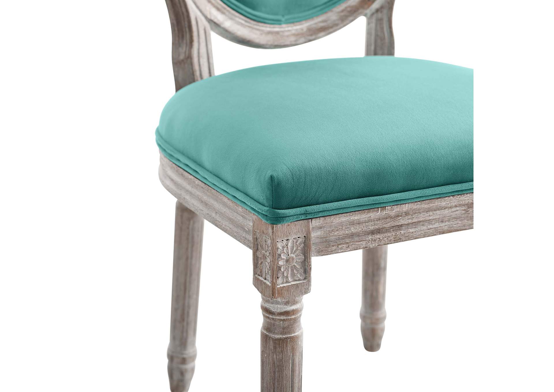 Emanate Vintage French Performance Velvet Dining Side Chair,Modway