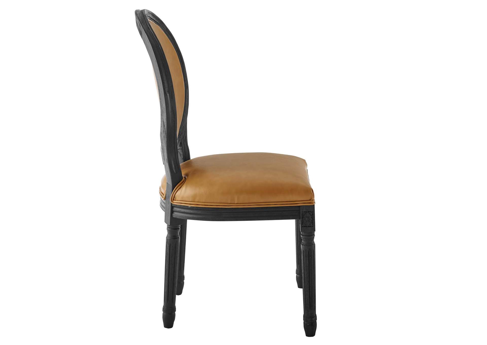 Emanate Vintage French Vegan Leather Dining Side Chair,Modway