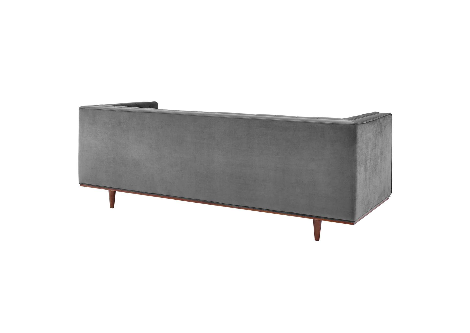 Gray Elation Tufted Performance Velvet Sofa,Modway