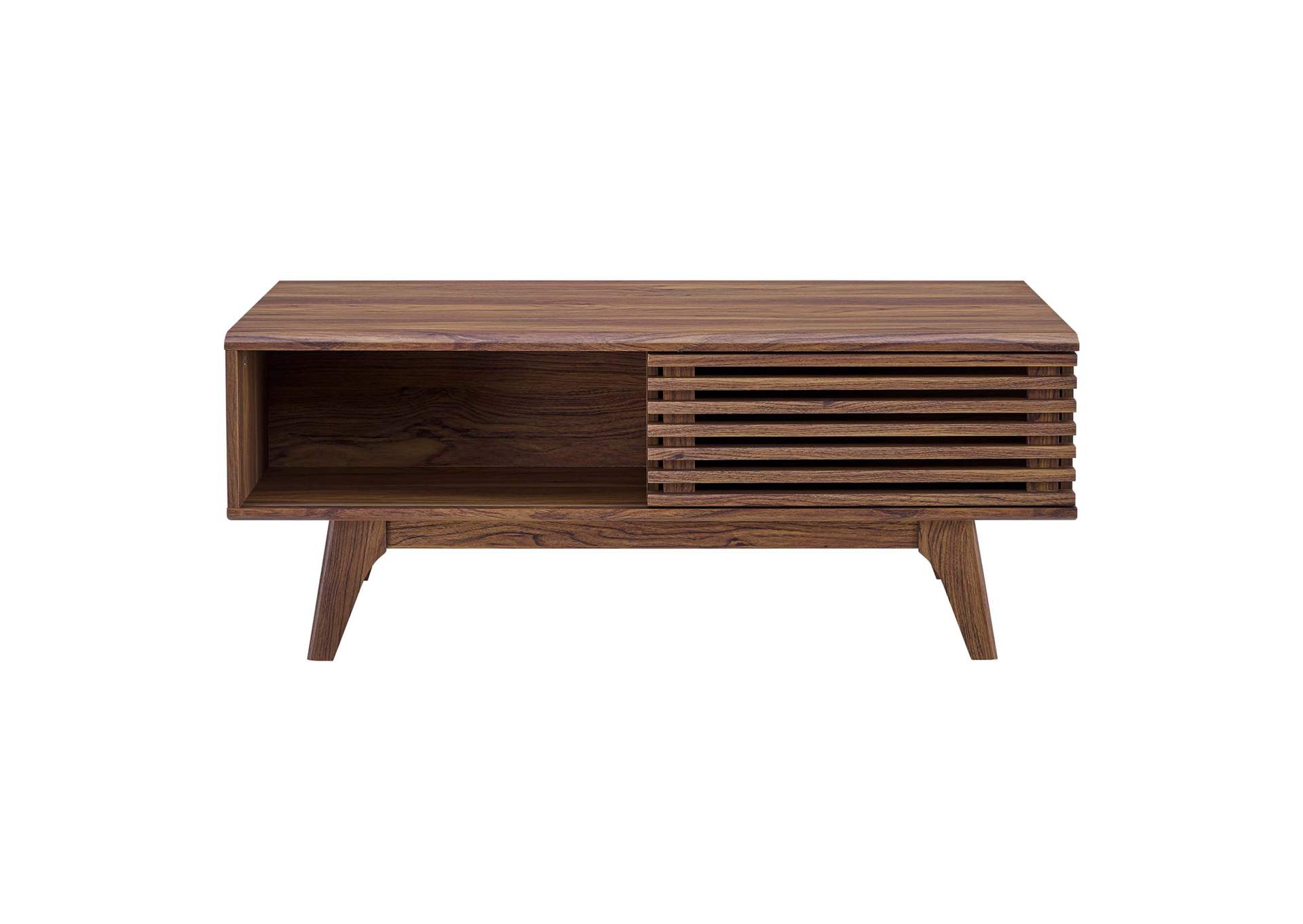 Walnut Render Coffee Table,Modway