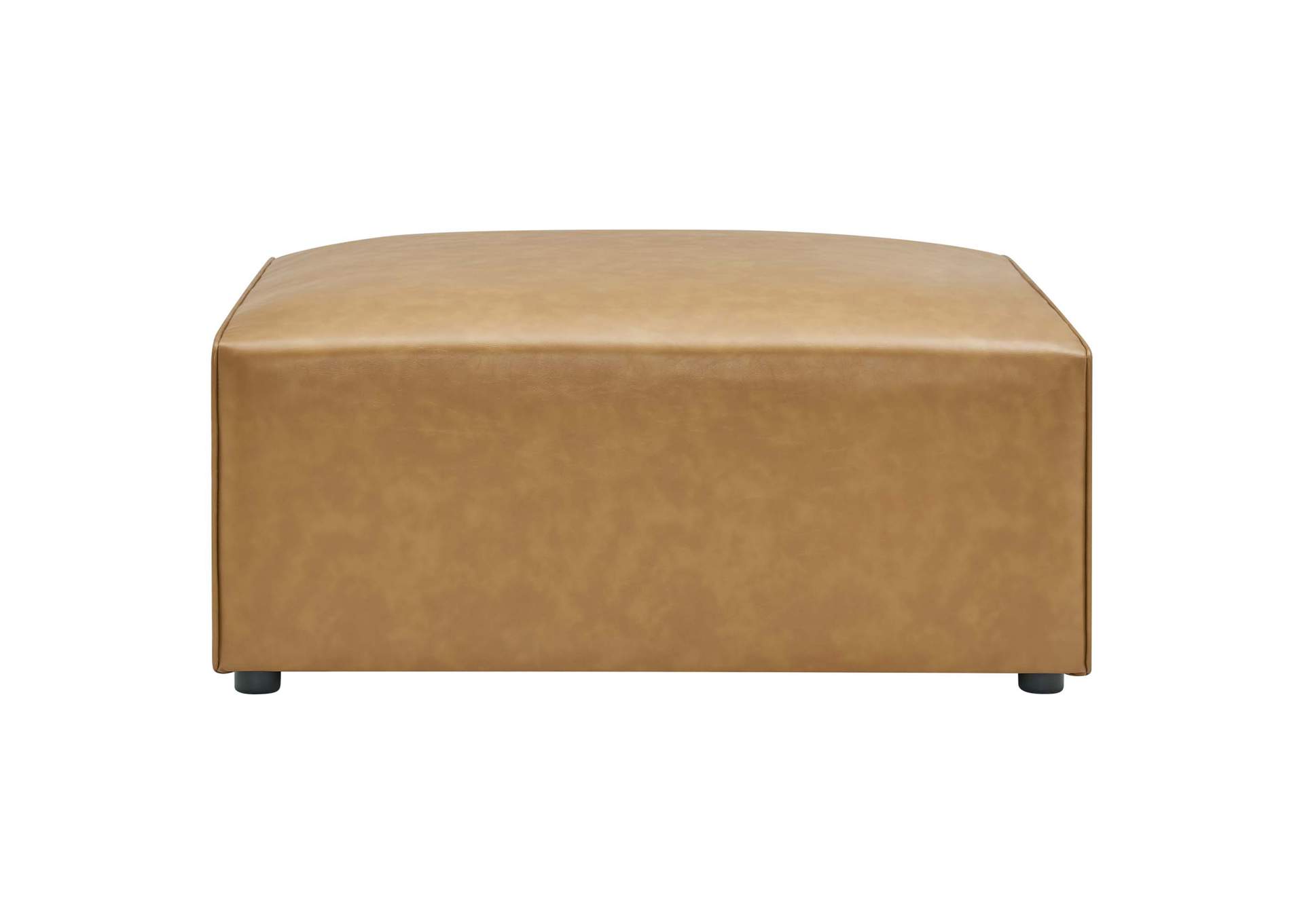 Tan Mingle Vegan Leather Sofa and Ottoman Set,Modway
