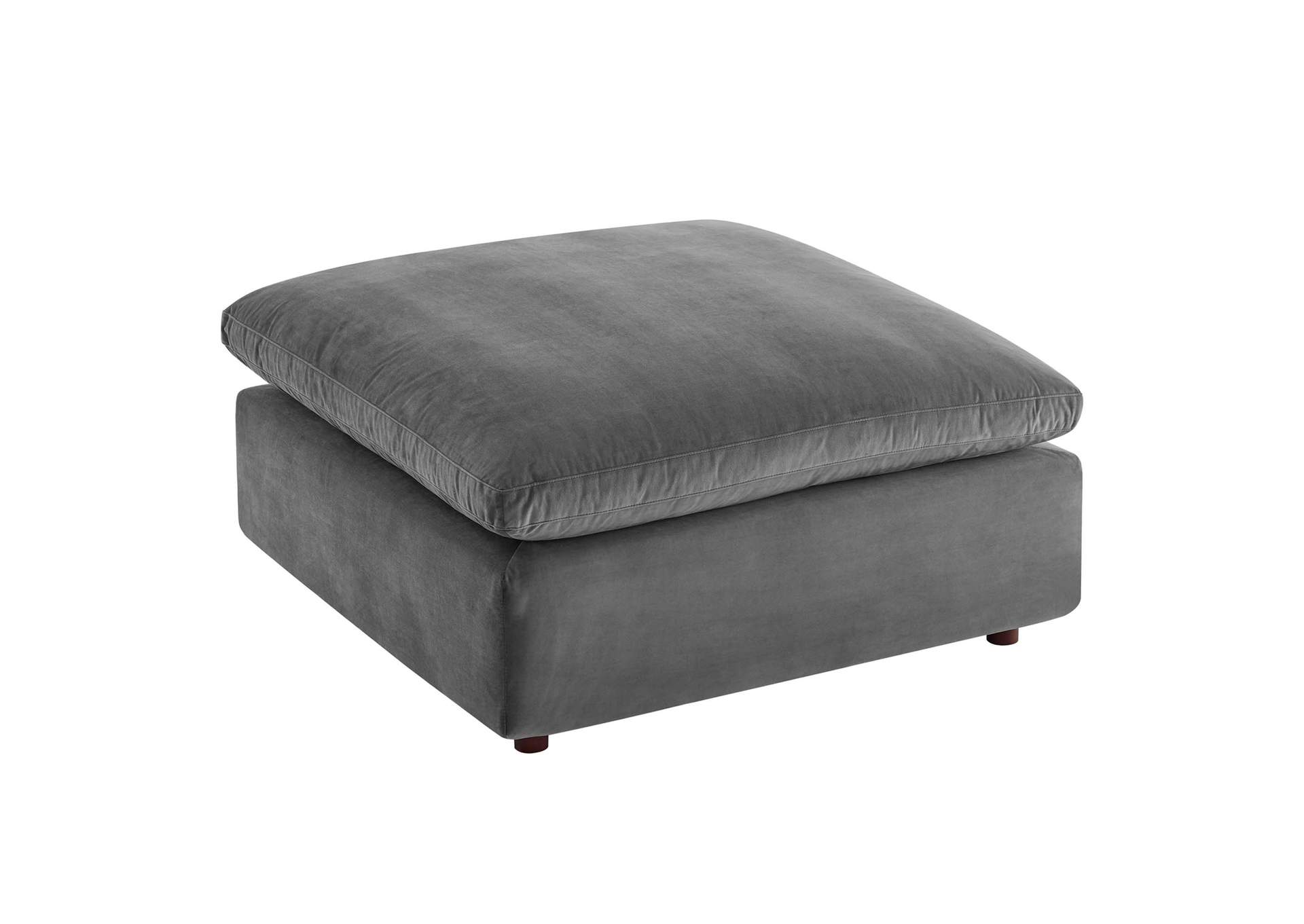 Gray Commix Down Filled Overstuffed Performance Velvet 6-Piece Sectional Sofa,Modway