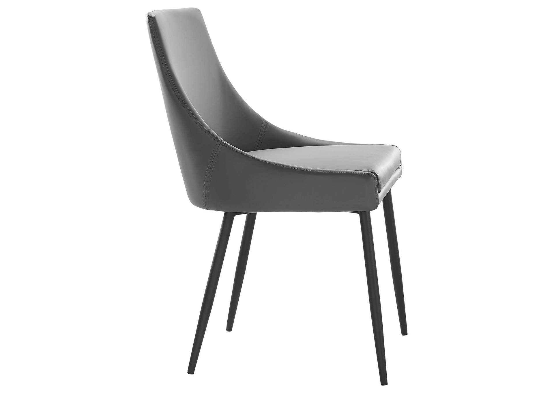 Viscount Vegan Leather Dining Chairs - Set of 2,Modway