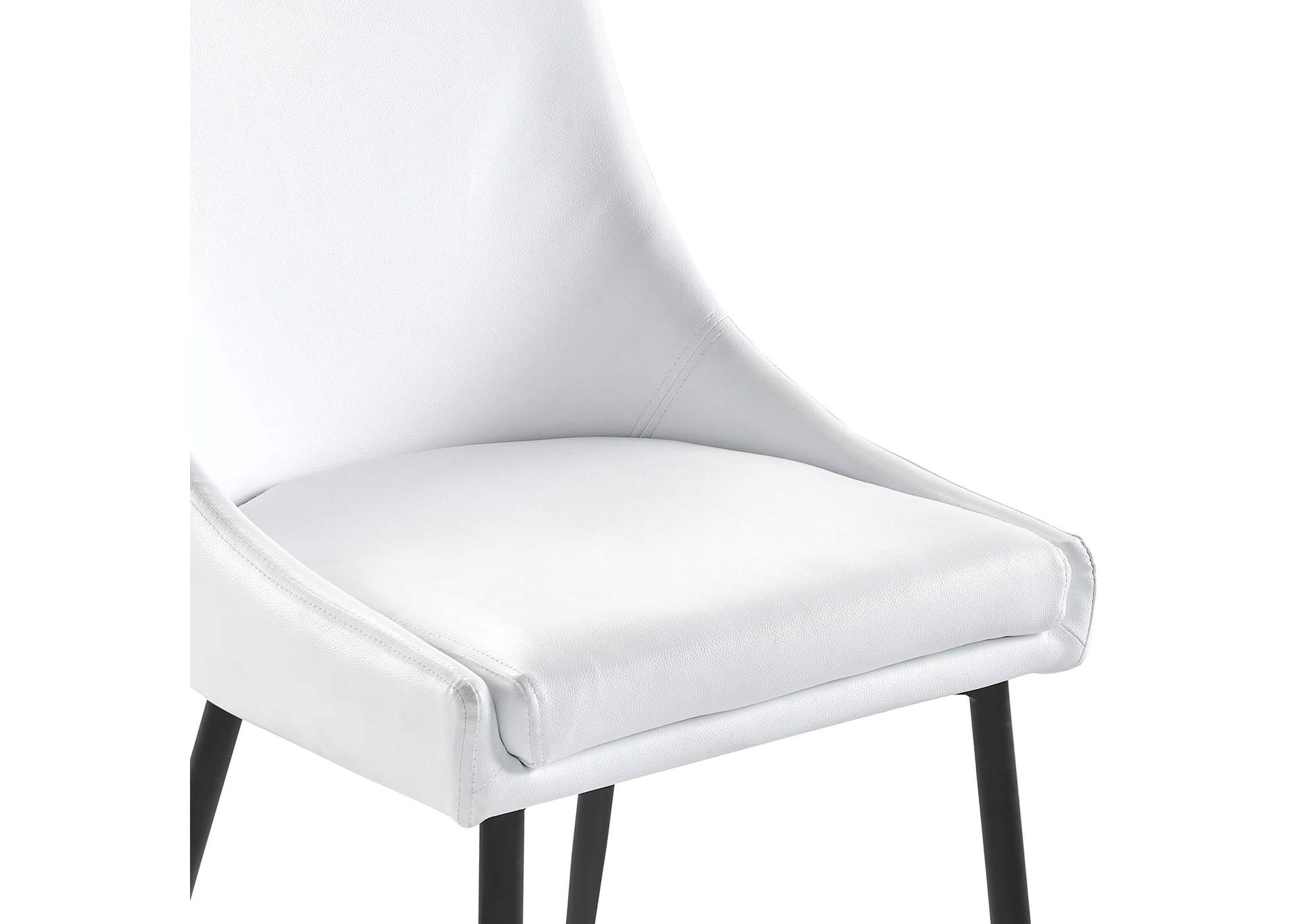 Viscount Vegan Leather Dining Chairs - Set of 2,Modway