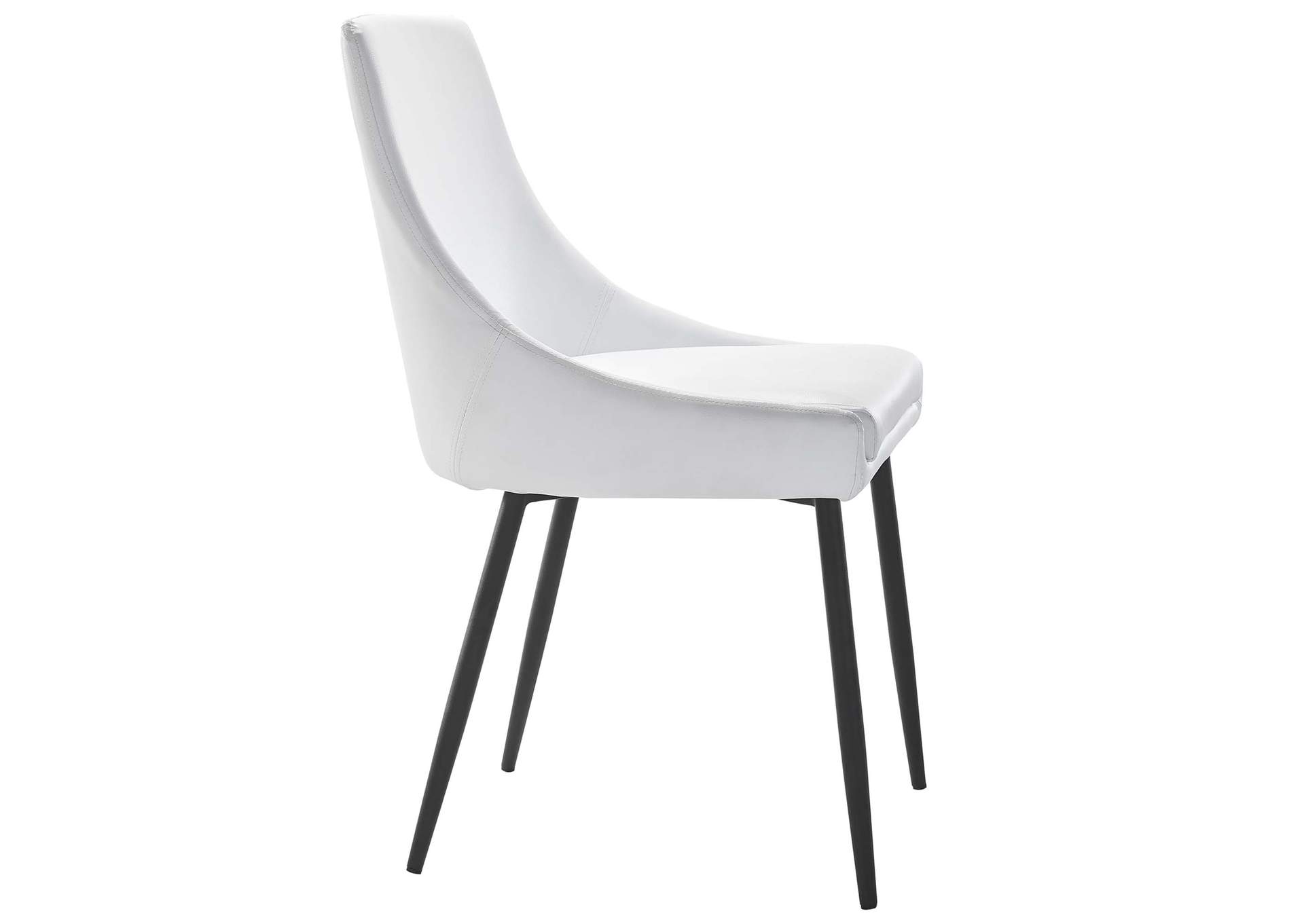 Viscount Vegan Leather Dining Chairs - Set of 2,Modway