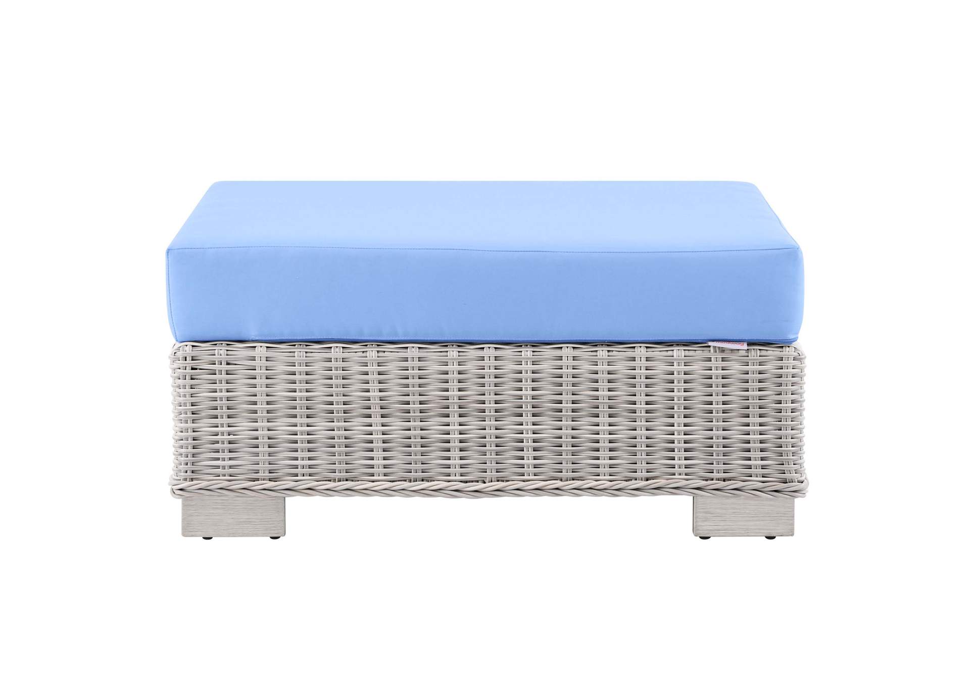 Conway Outdoor Patio Wicker Rattan Ottoman,Modway