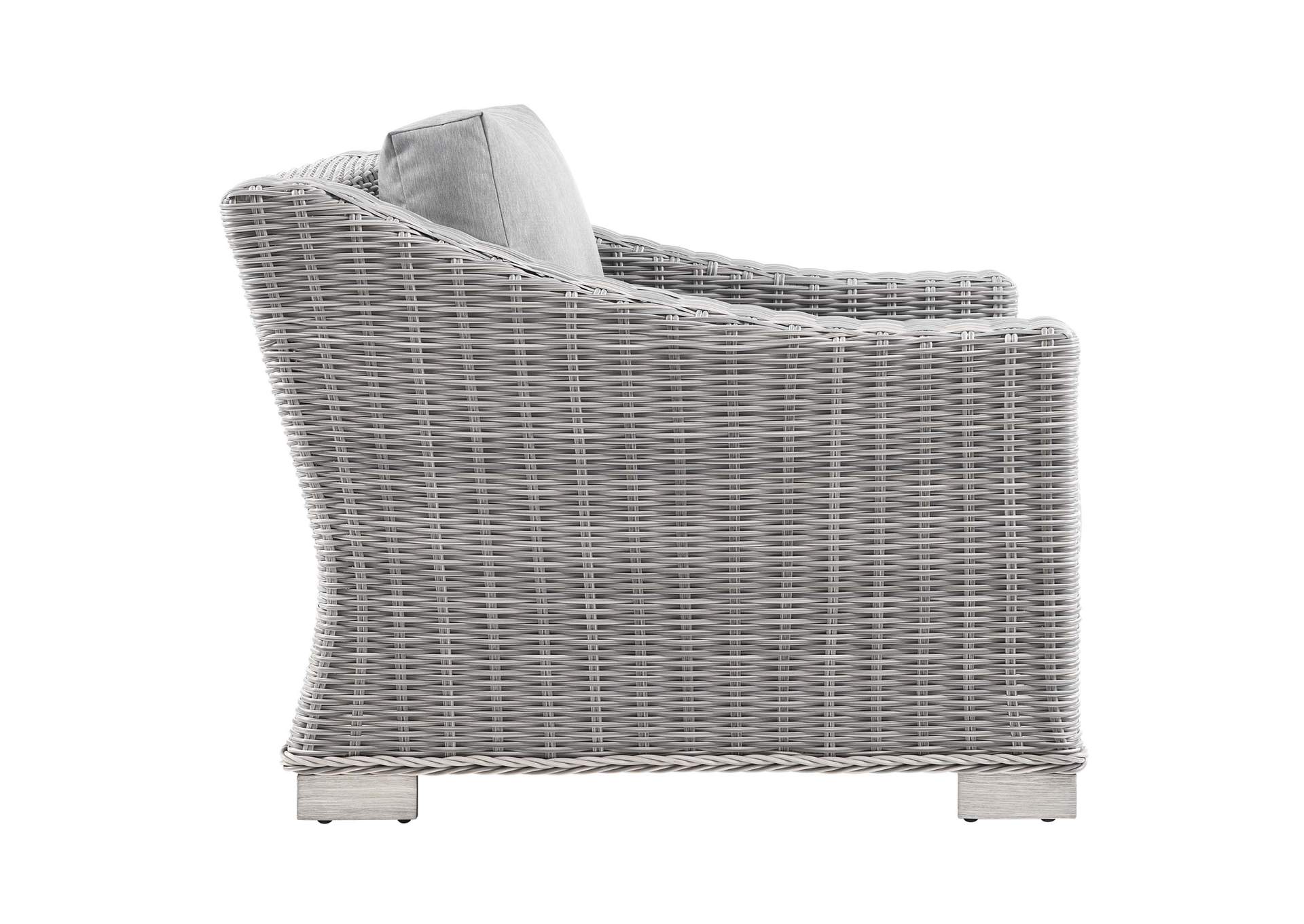 Conway Outdoor Patio Wicker Rattan Armchair,Modway