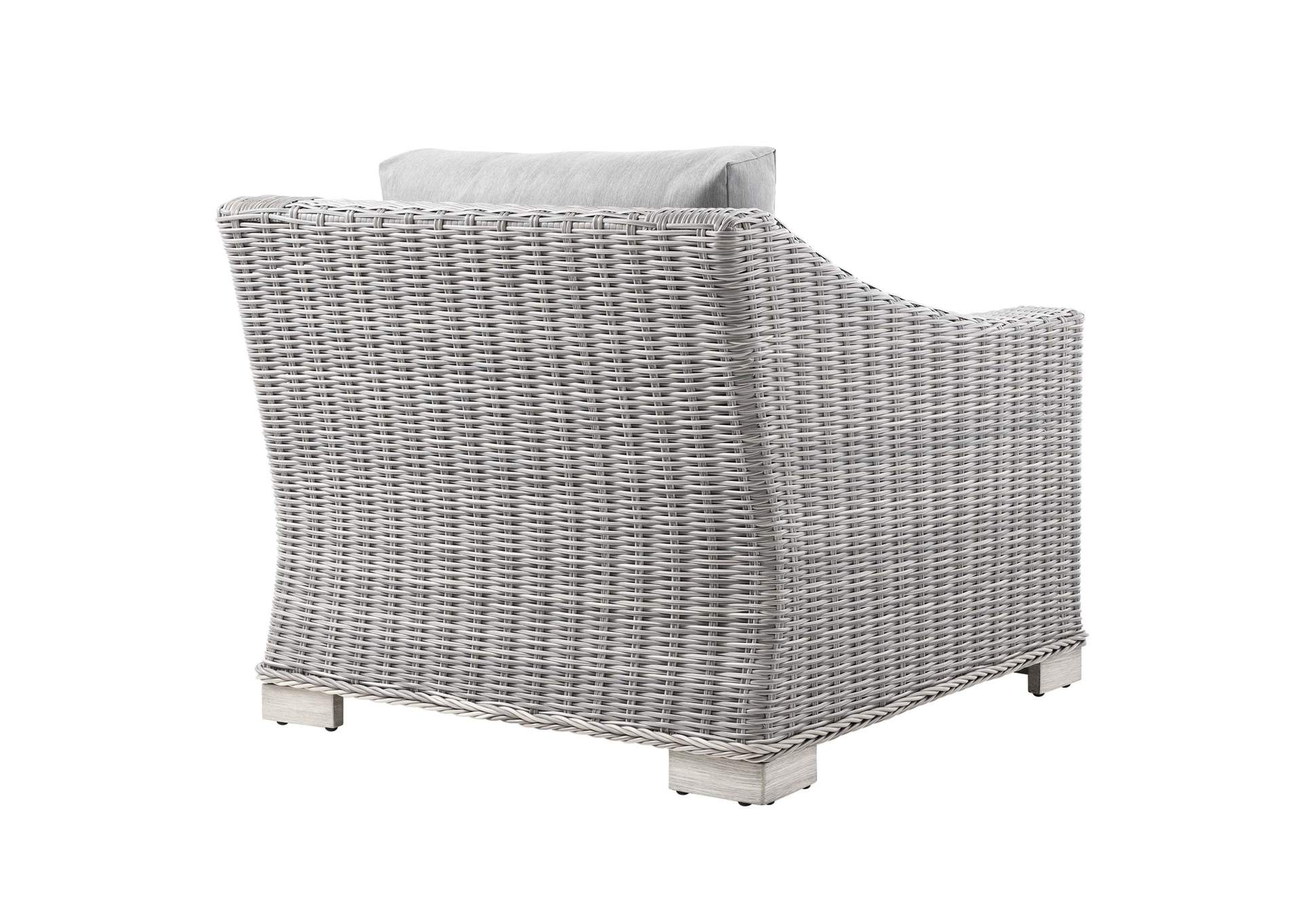 Conway Outdoor Patio Wicker Rattan Armchair,Modway