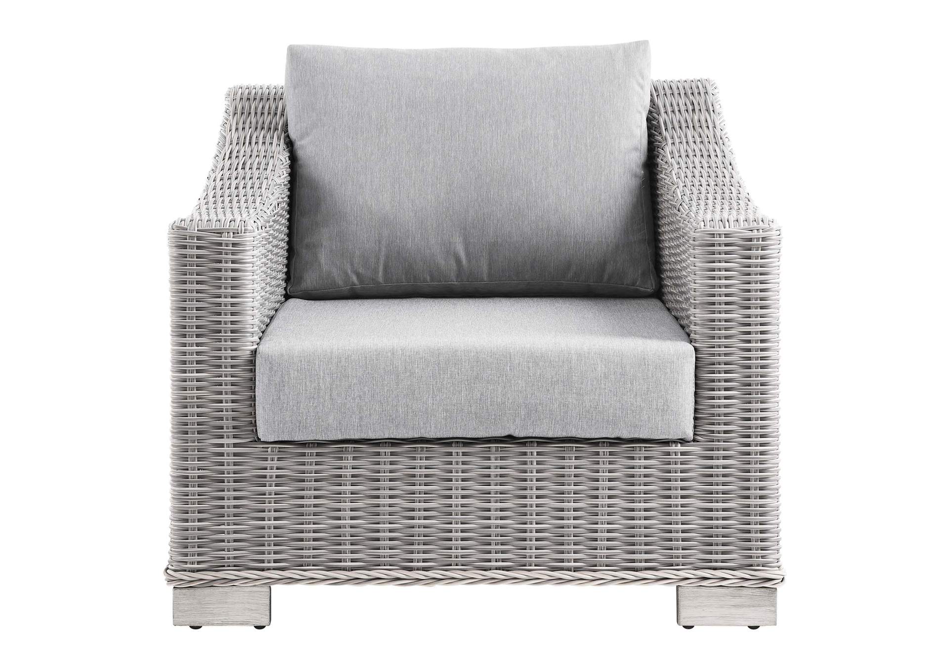 Conway Outdoor Patio Wicker Rattan Armchair,Modway