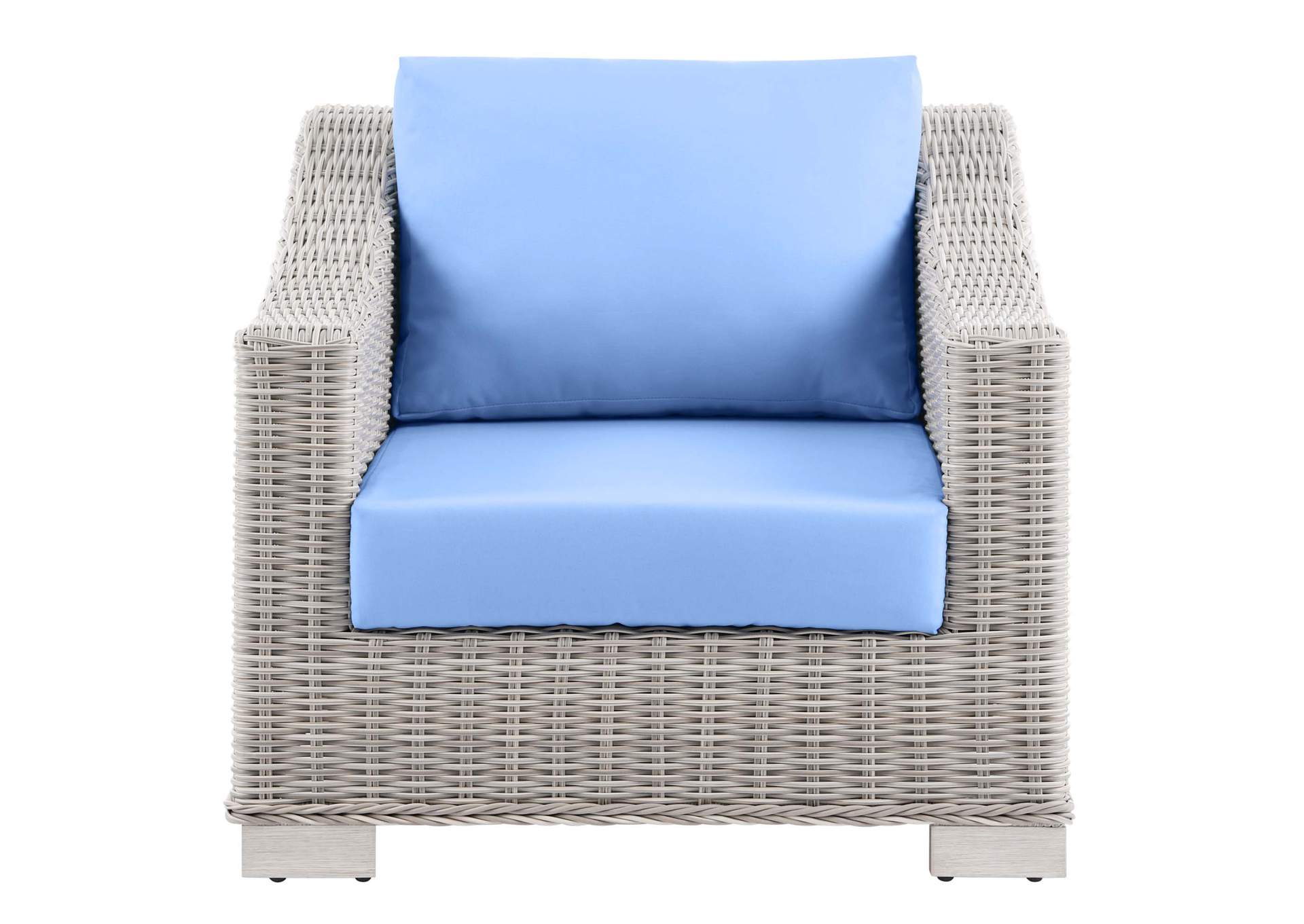 Conway Outdoor Patio Wicker Rattan Armchair,Modway