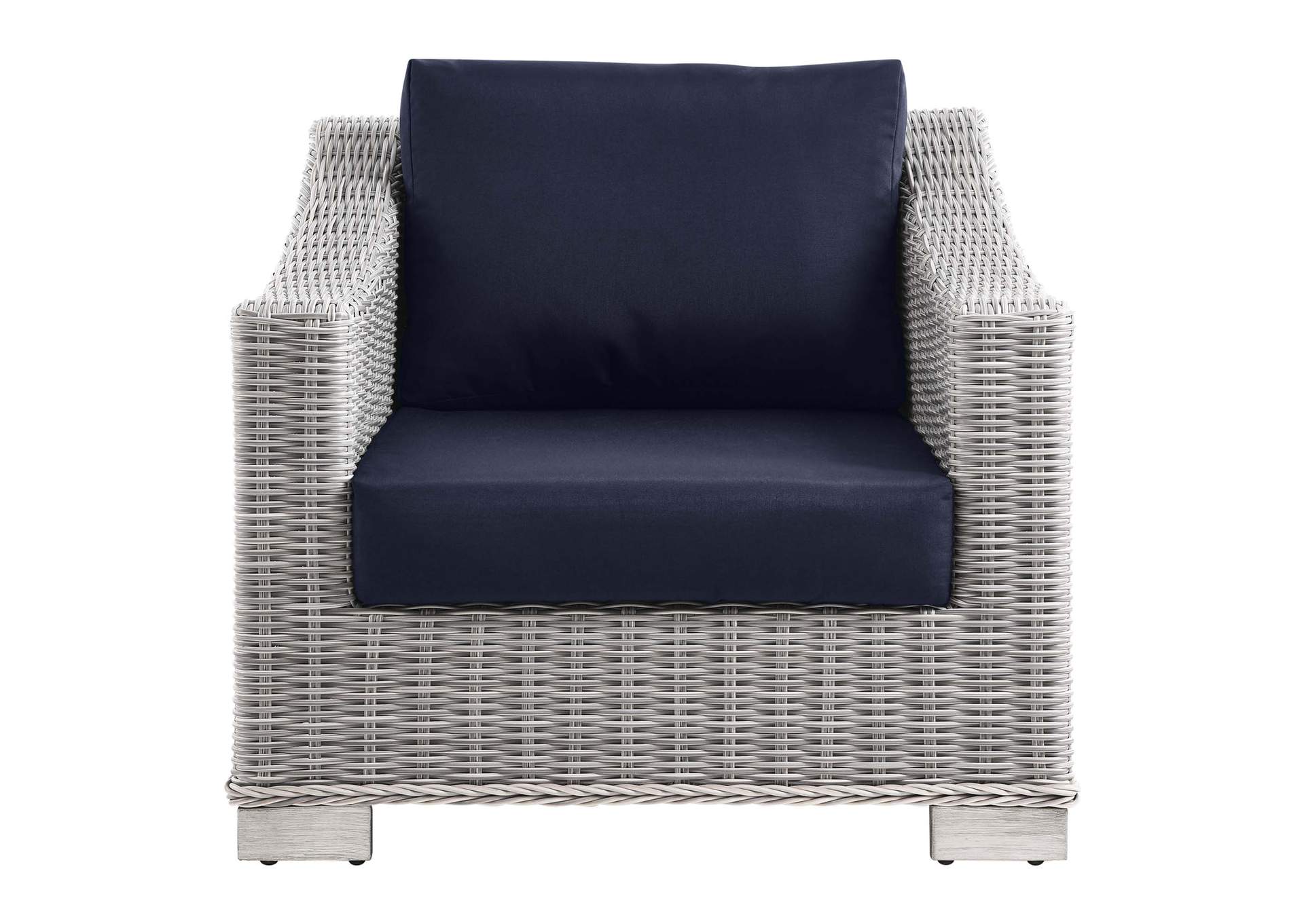 Conway Outdoor Patio Wicker Rattan Armchair,Modway