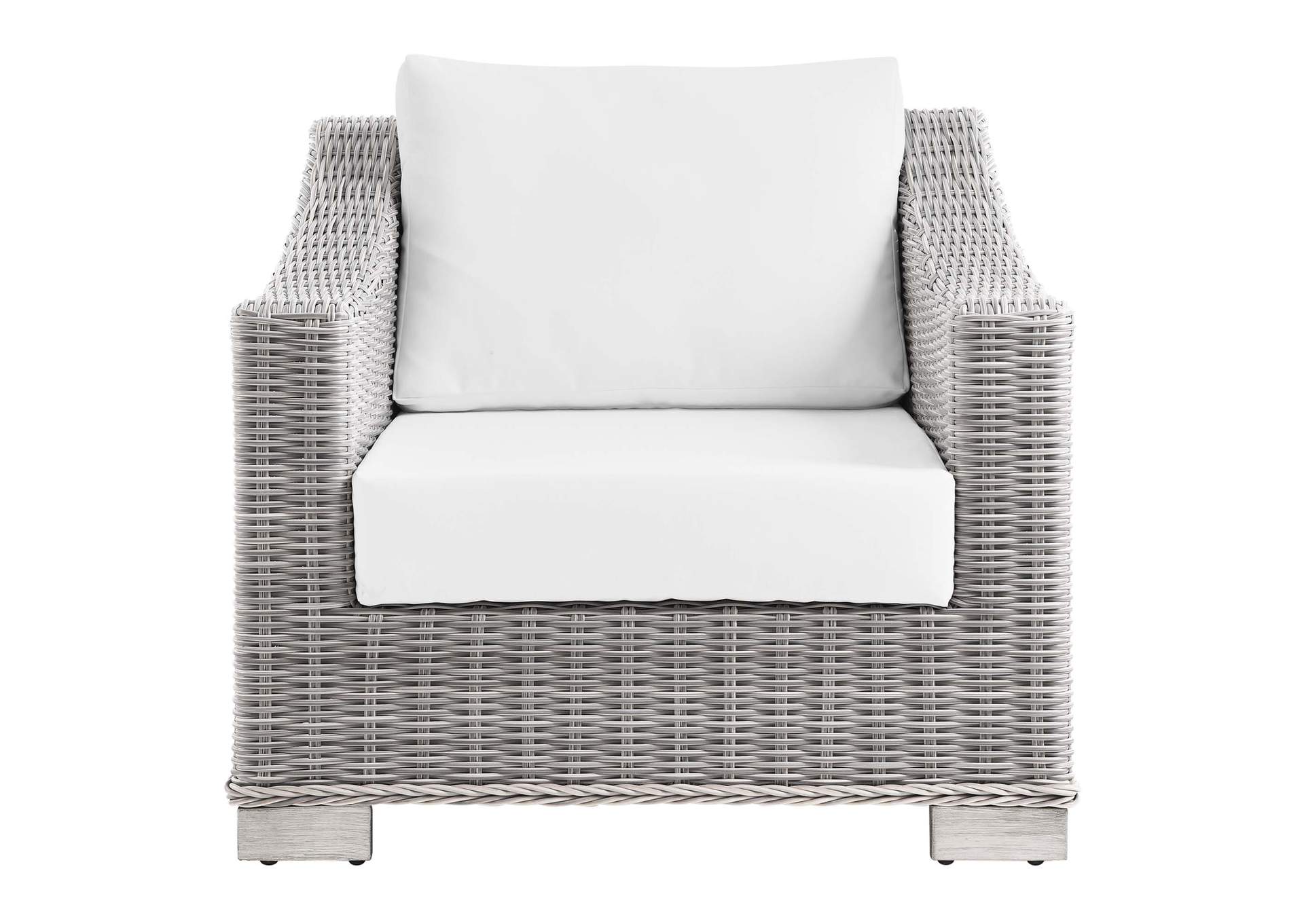 Conway Outdoor Patio Wicker Rattan Armchair,Modway