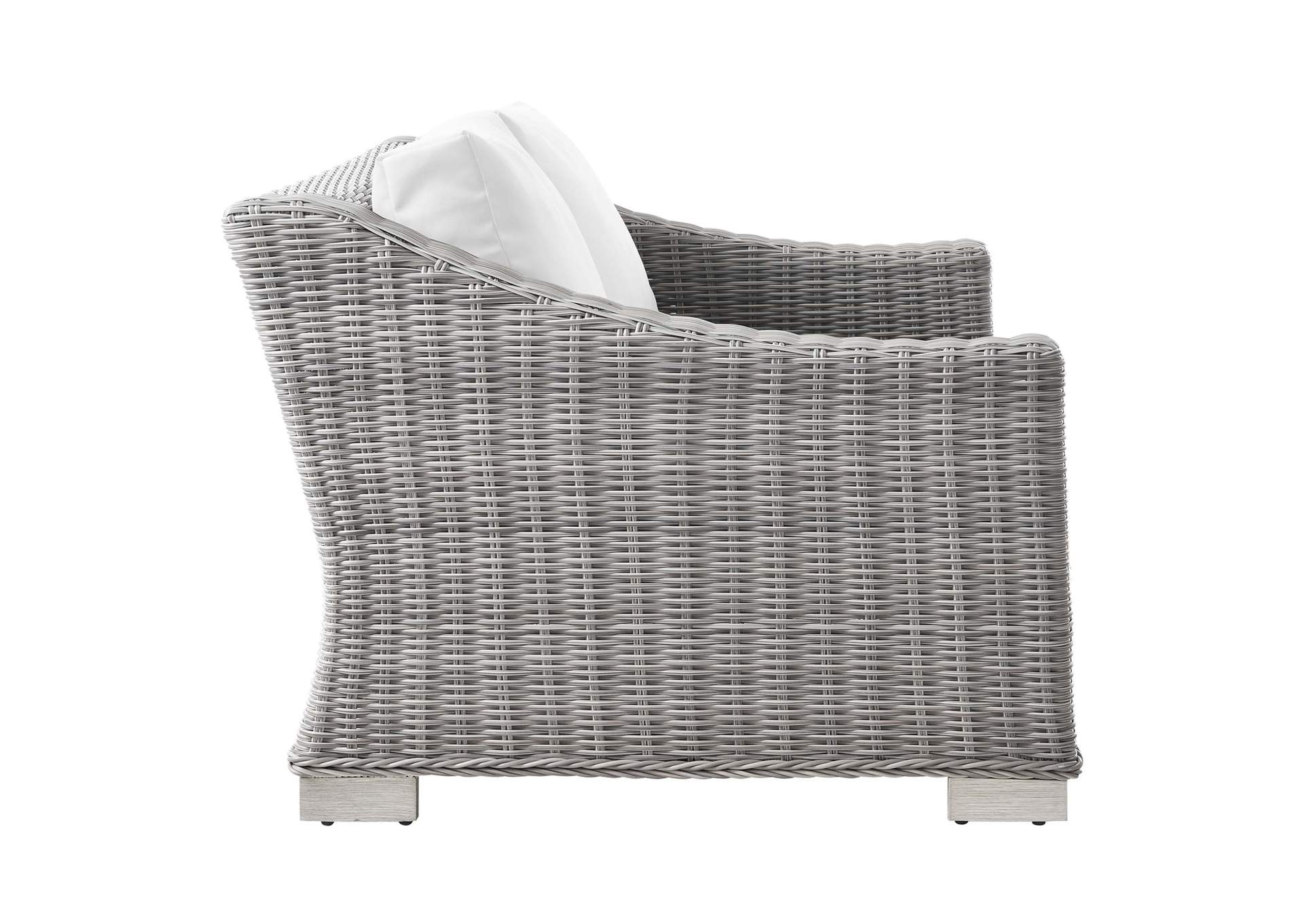 Conway Outdoor Patio Wicker Rattan Loveseat,Modway