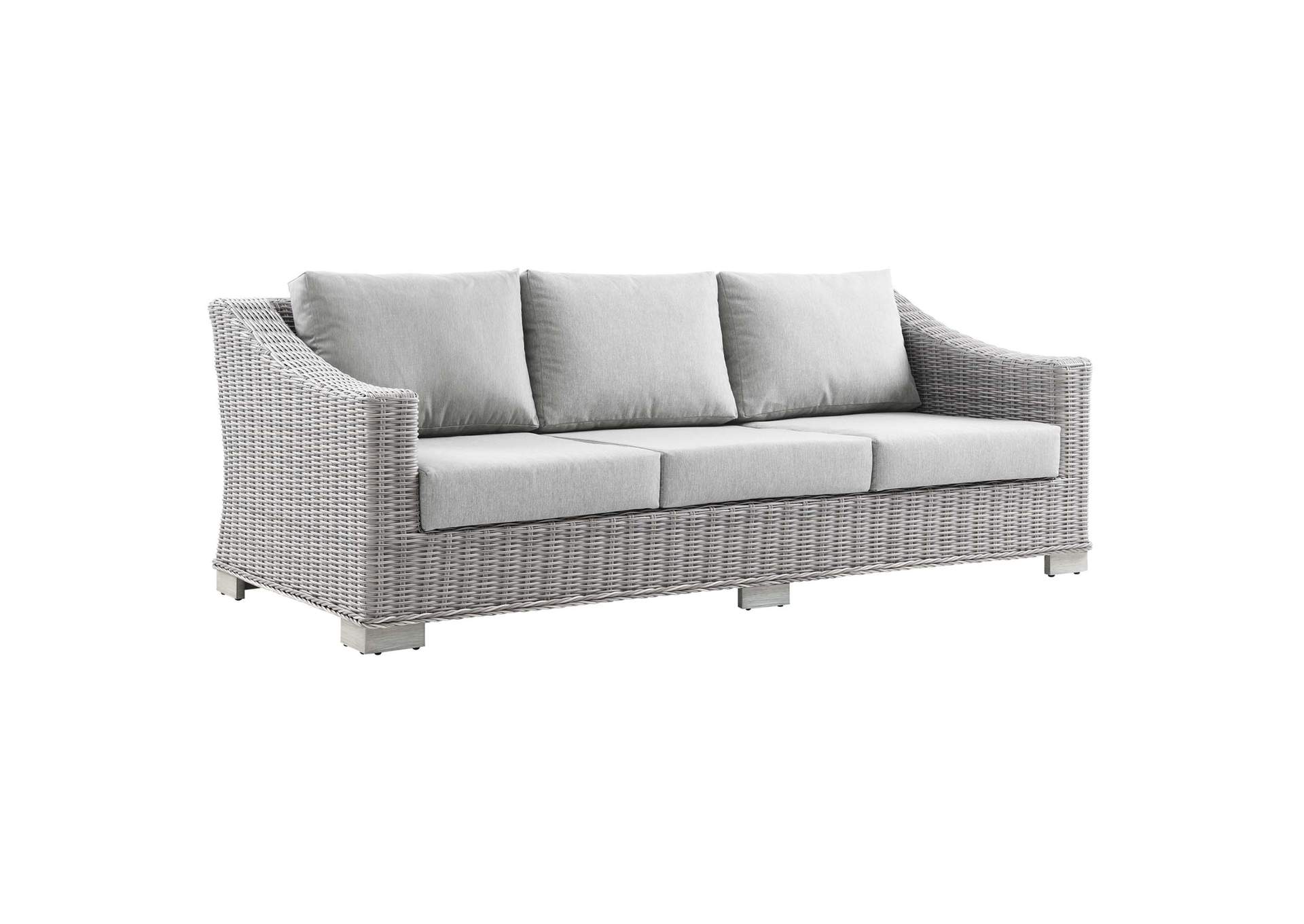 Conway Outdoor Patio Wicker Rattan Sofa,Modway