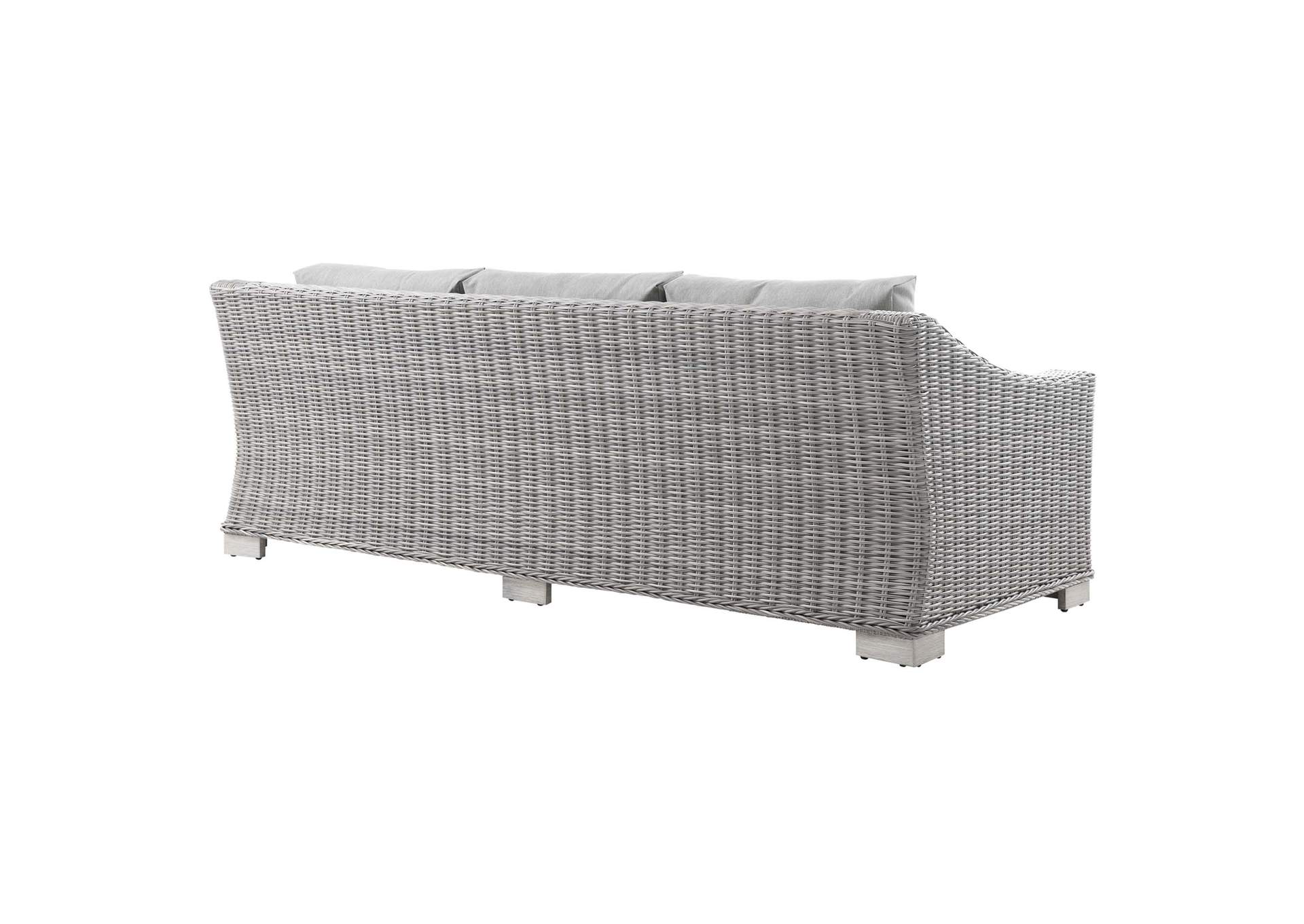 Conway Outdoor Patio Wicker Rattan Sofa,Modway