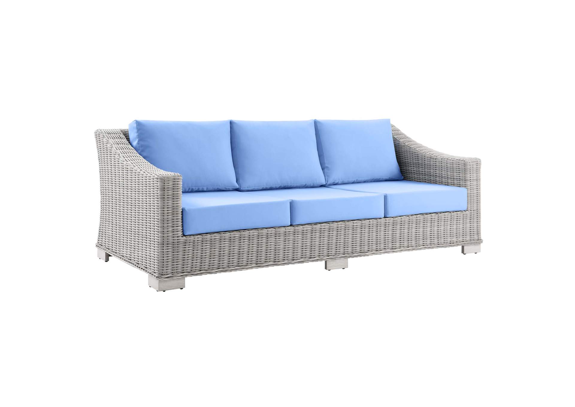 Conway Outdoor Patio Wicker Rattan Sofa,Modway