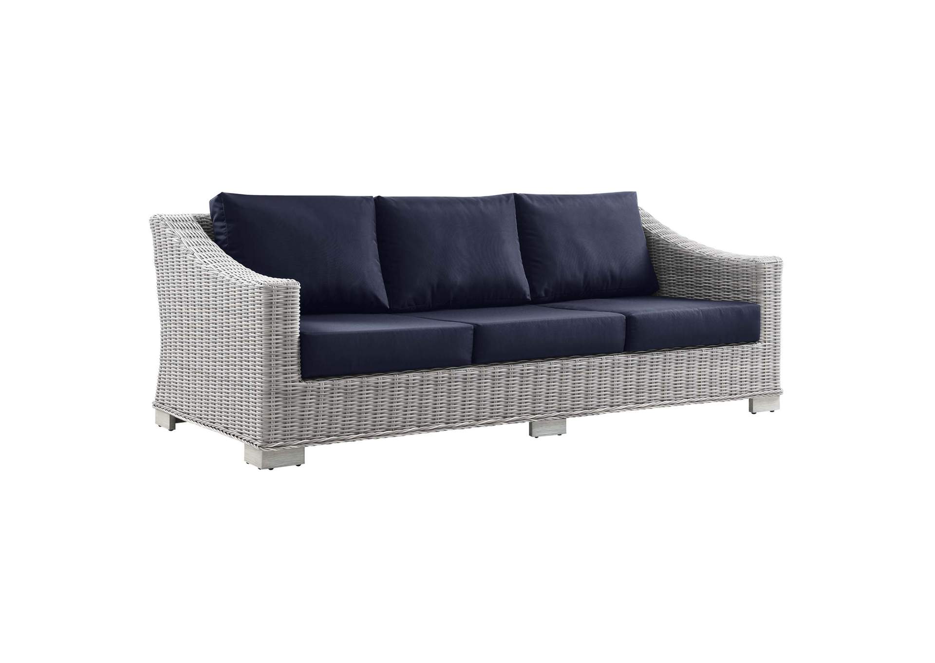 Conway Outdoor Patio Wicker Rattan Sofa,Modway