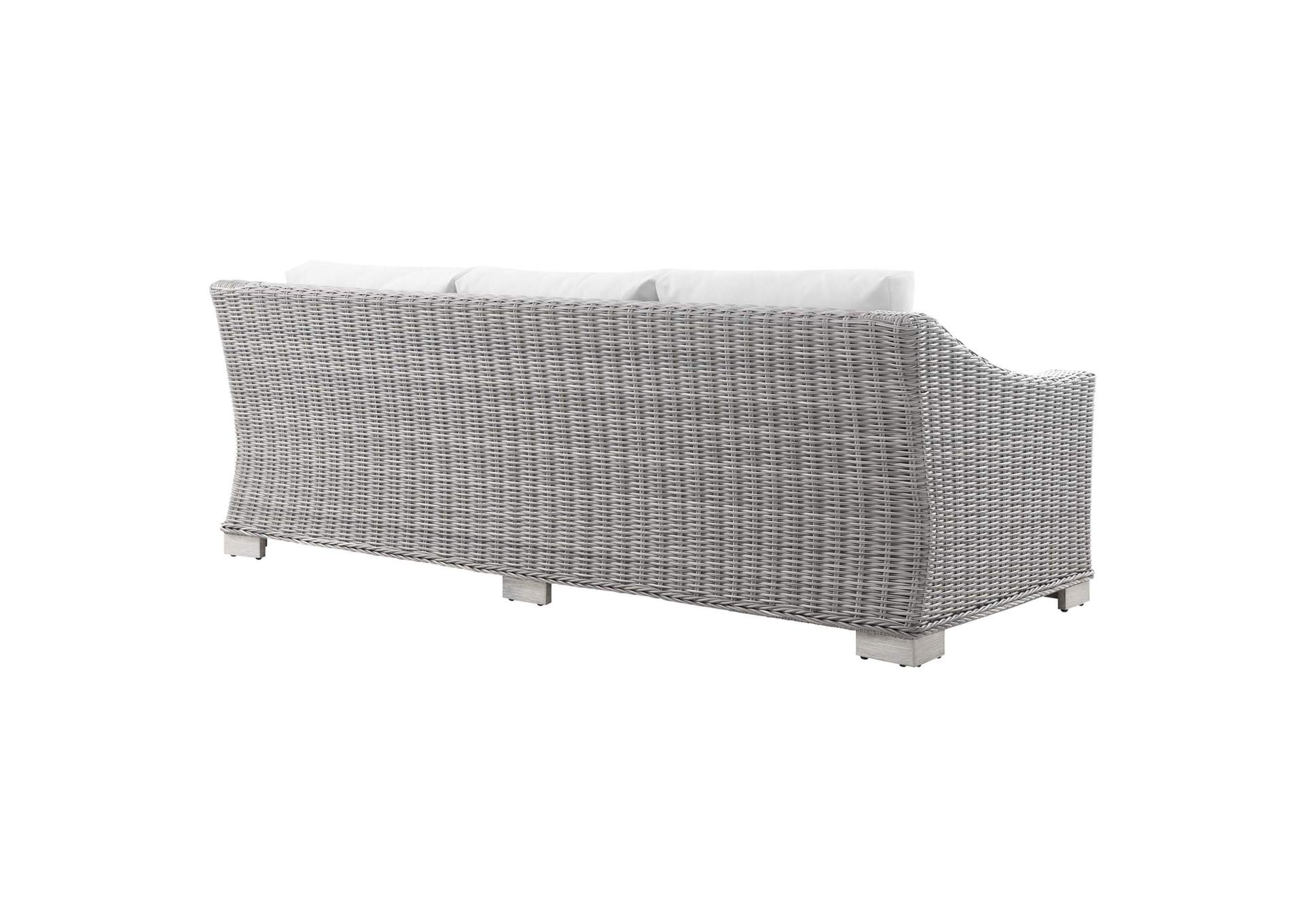 Conway Outdoor Patio Wicker Rattan Sofa,Modway