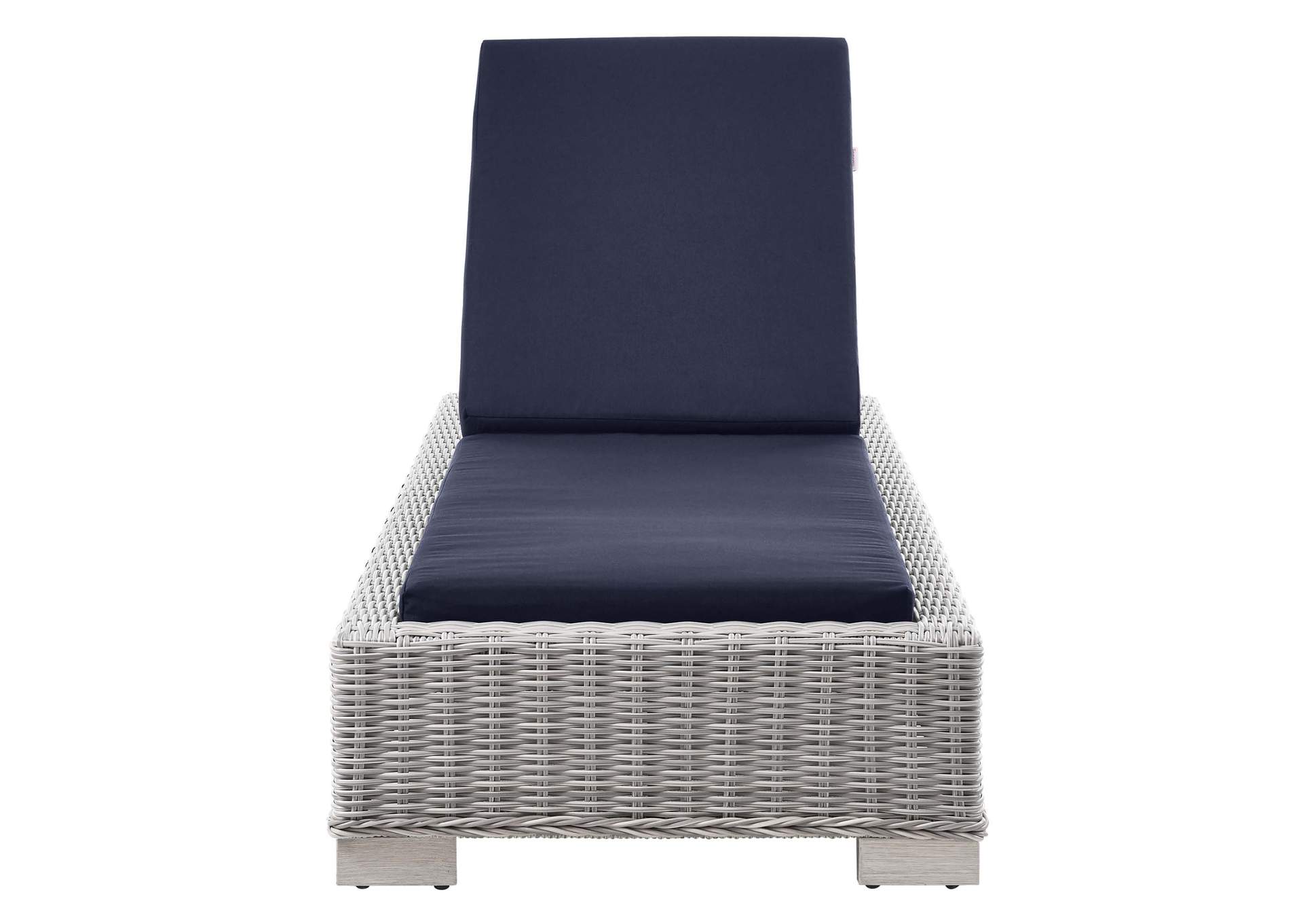 Conway Outdoor Patio Wicker Rattan Chaise Lounge,Modway