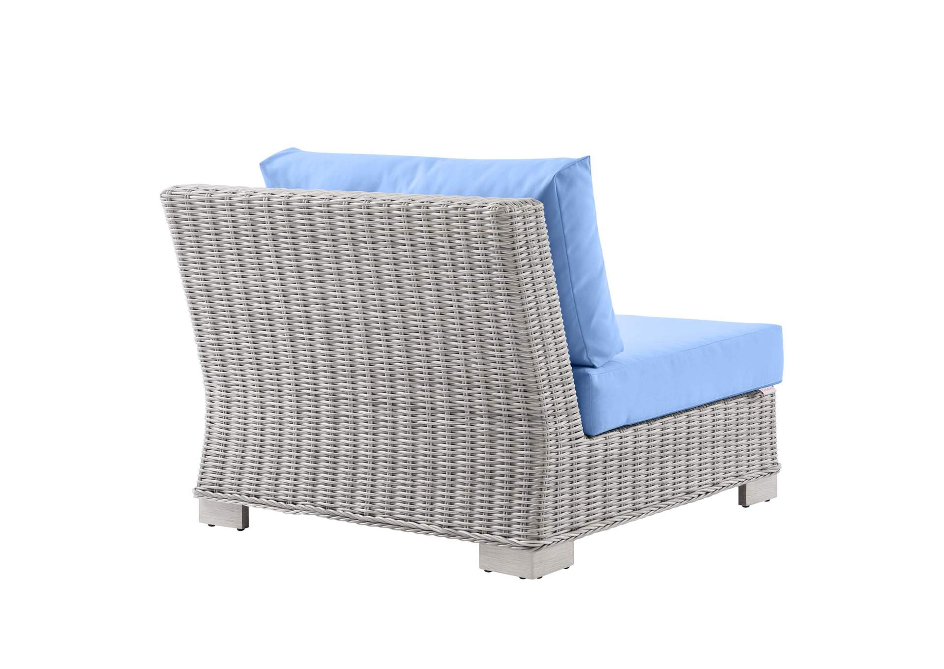 Conway Outdoor Patio Wicker Rattan Right-Arm Chair,Modway