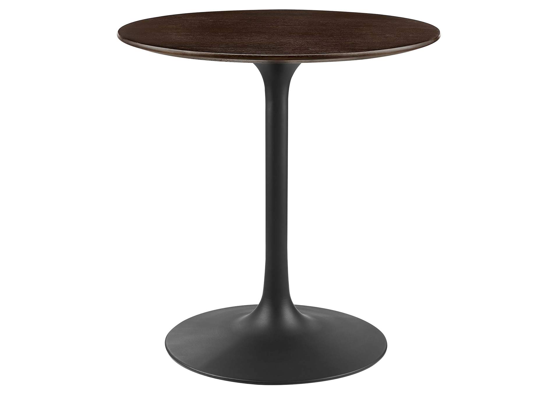 Black Cherry Walnut Lippa 28" Wood Dining Table,Modway