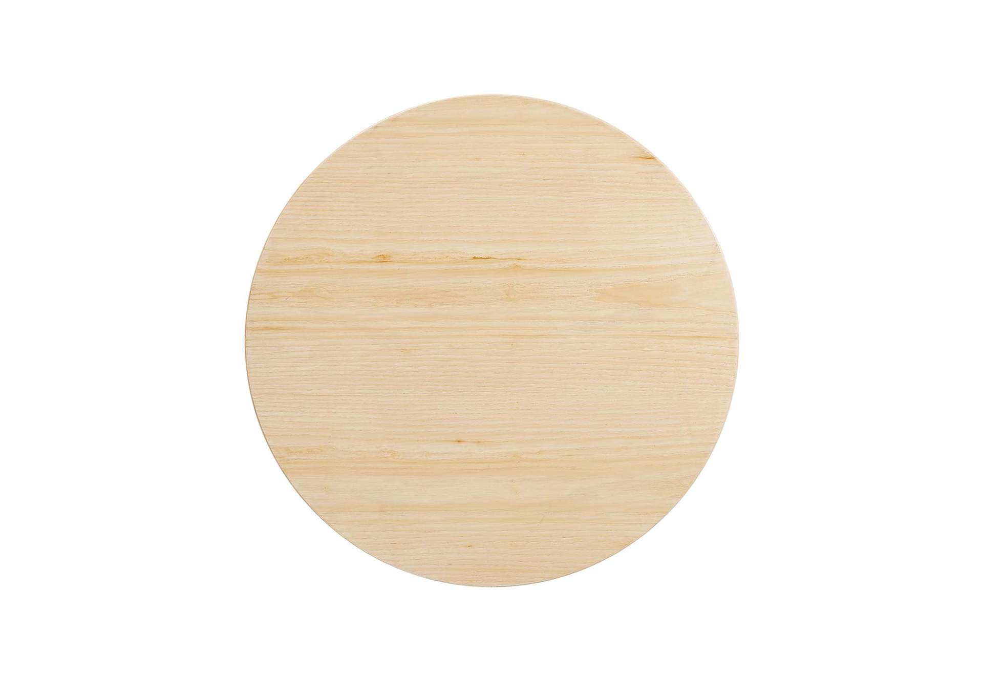 Black Natural Lippa 28" Wood Dining Table,Modway