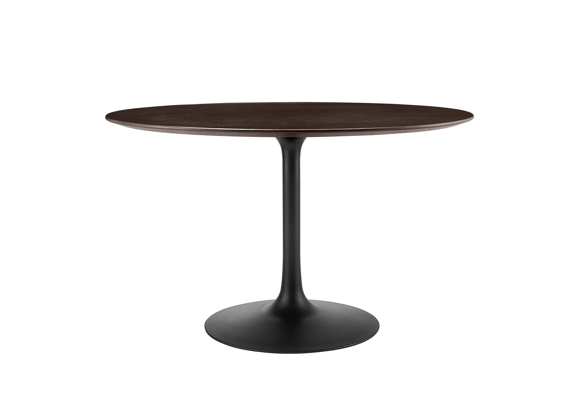 Black Cherry Walnut Lippa 47" Wood Dining Table,Modway