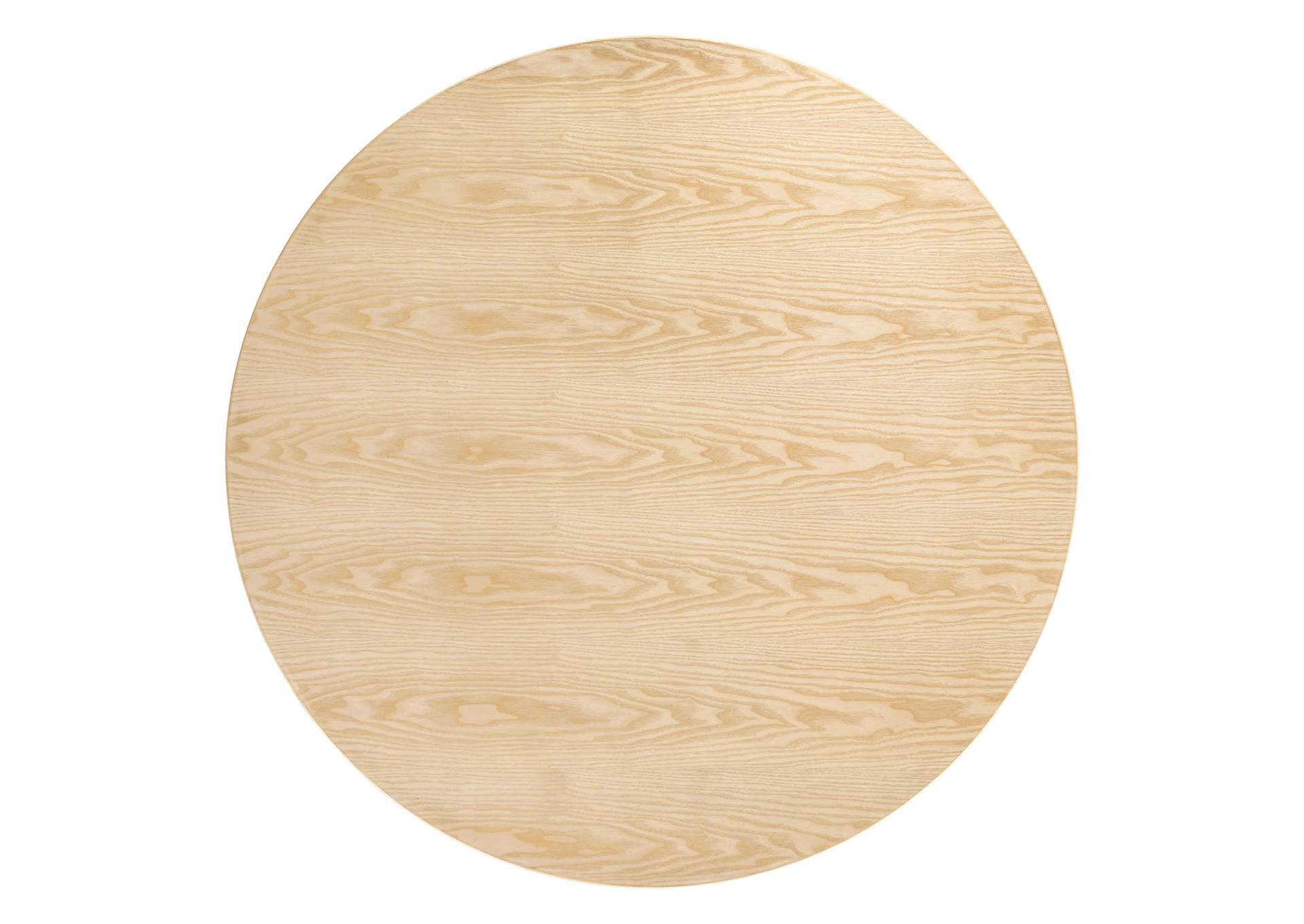 Black Natural Lippa 47" Wood Dining Table,Modway