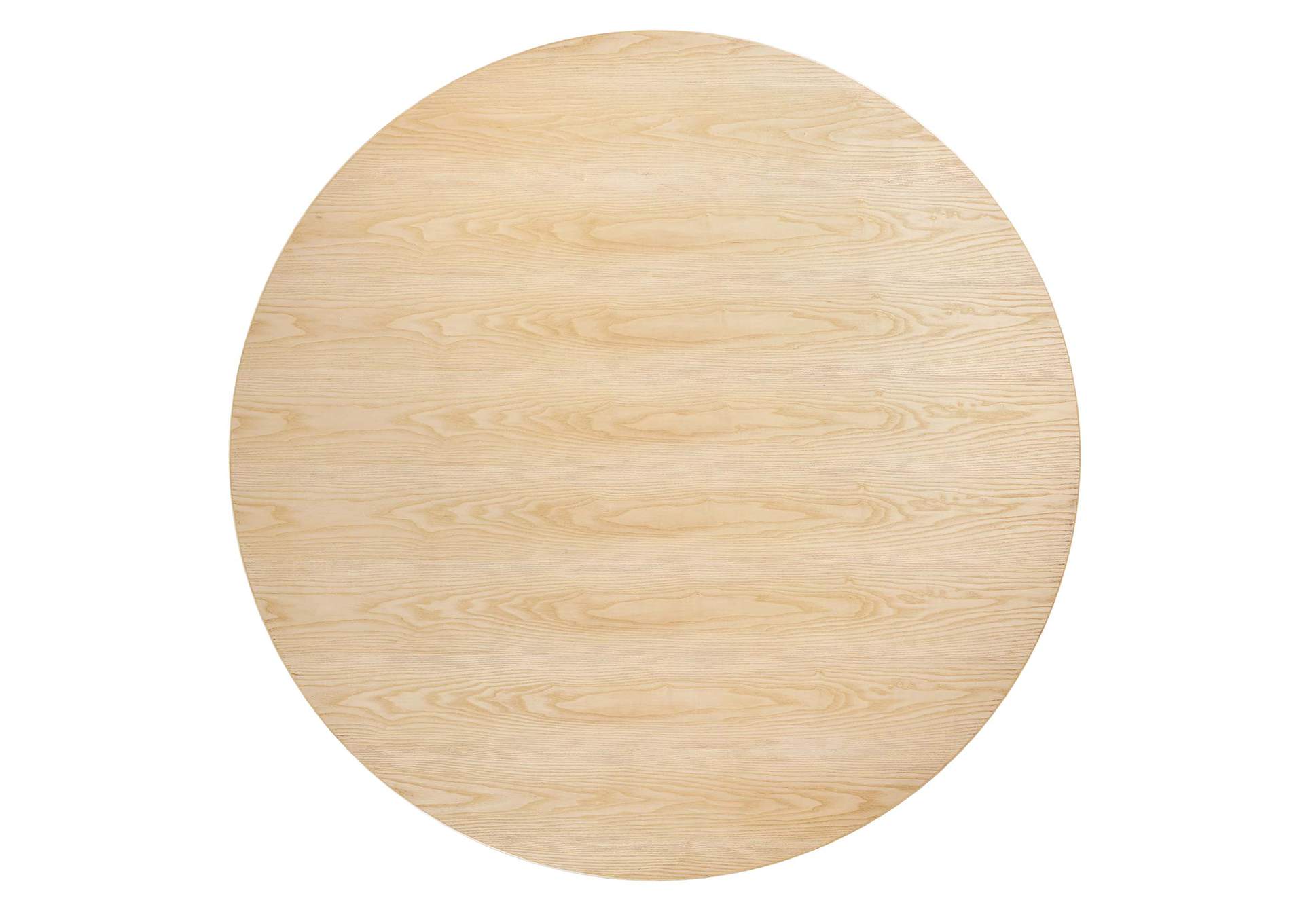 Black Natural Lippa 60" Wood Dining Table,Modway