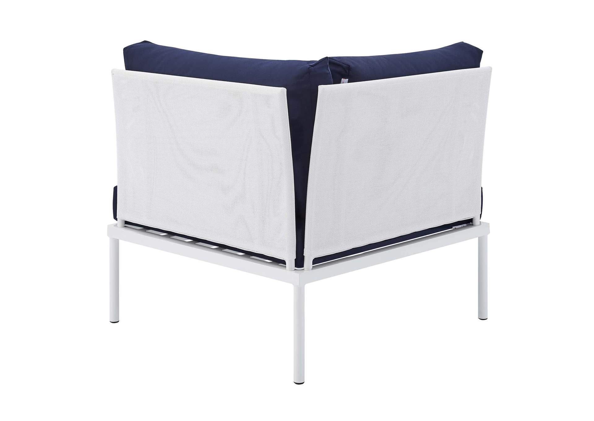 White Navy Harmony 6-Piece  Sunbrella,Modway