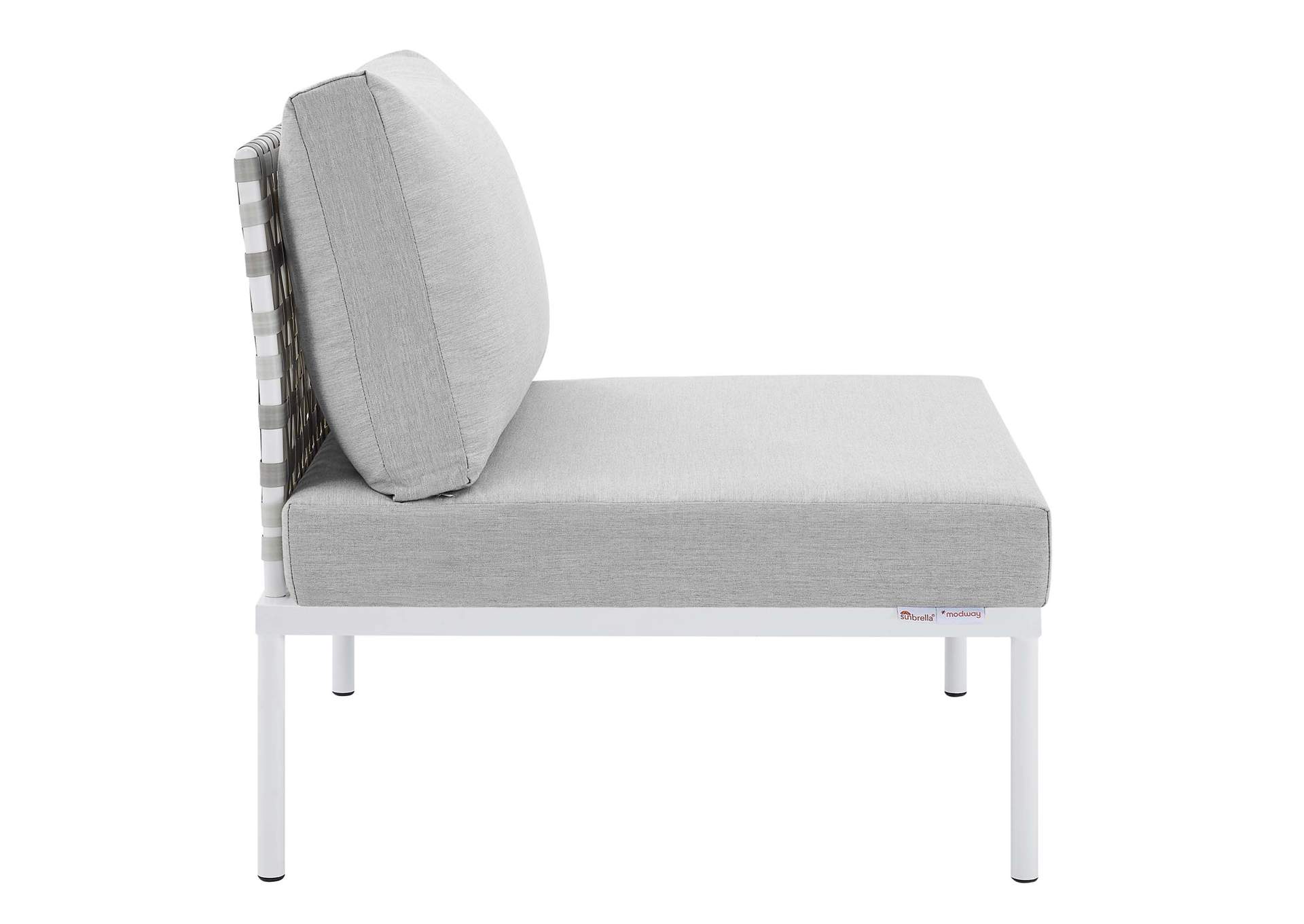 Taupe Gray Harmony 7-Piece  Sunbrella,Modway