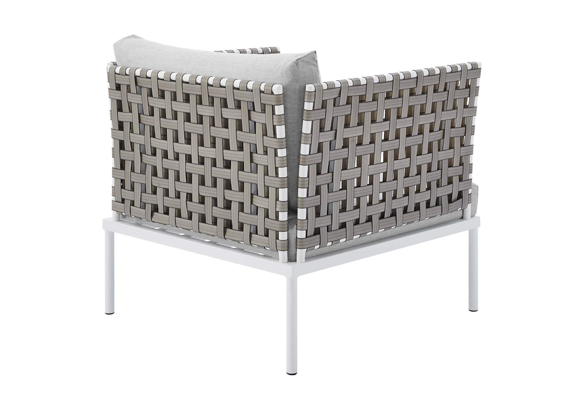 Tan Gray Harmony 7-Piece  Sunbrella,Modway