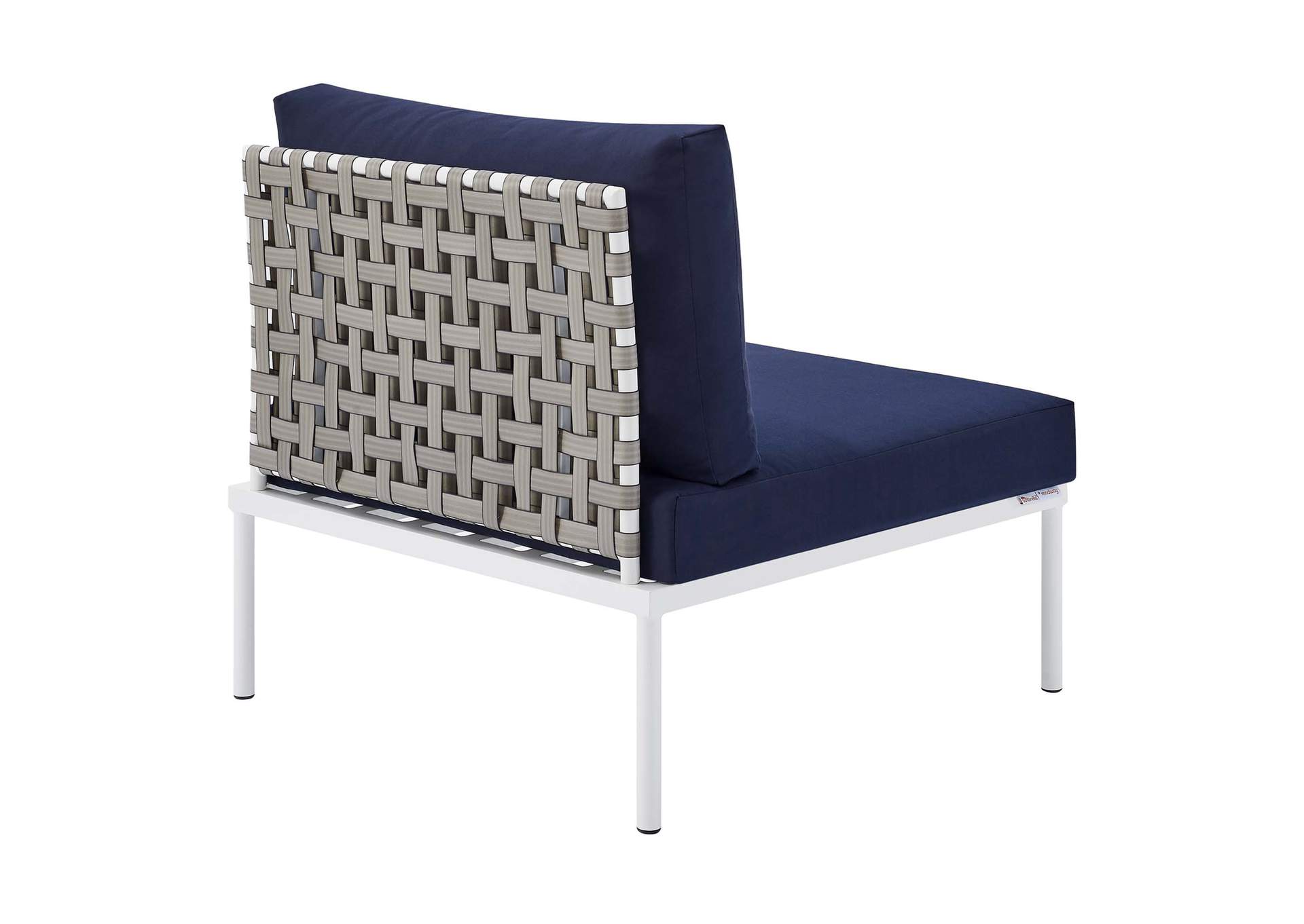 Tan Navy Harmony 7-Piece  Sunbrella,Modway