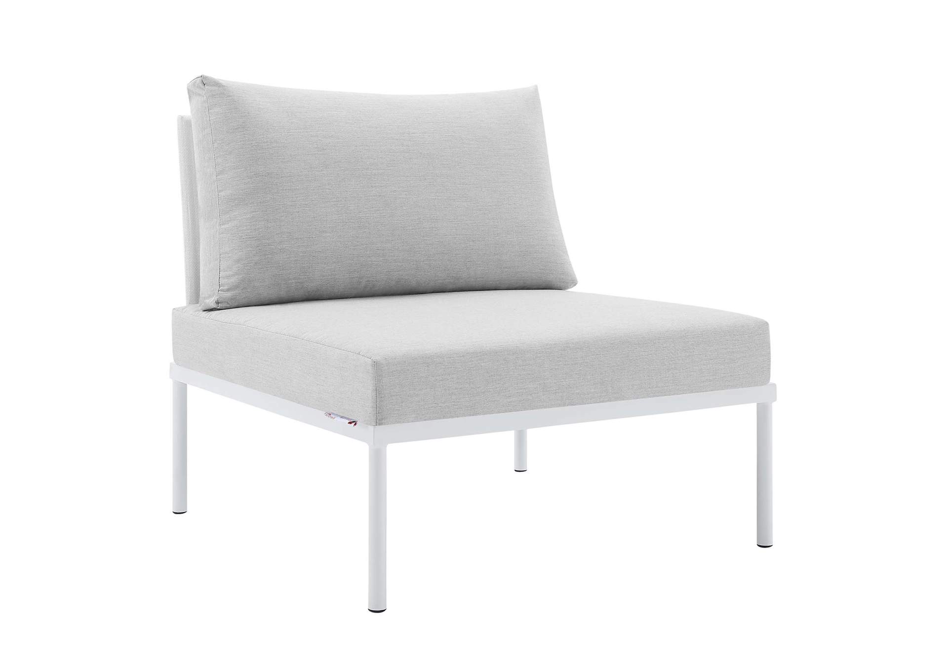 White Gray Harmony 7-Piece  Sunbrella,Modway