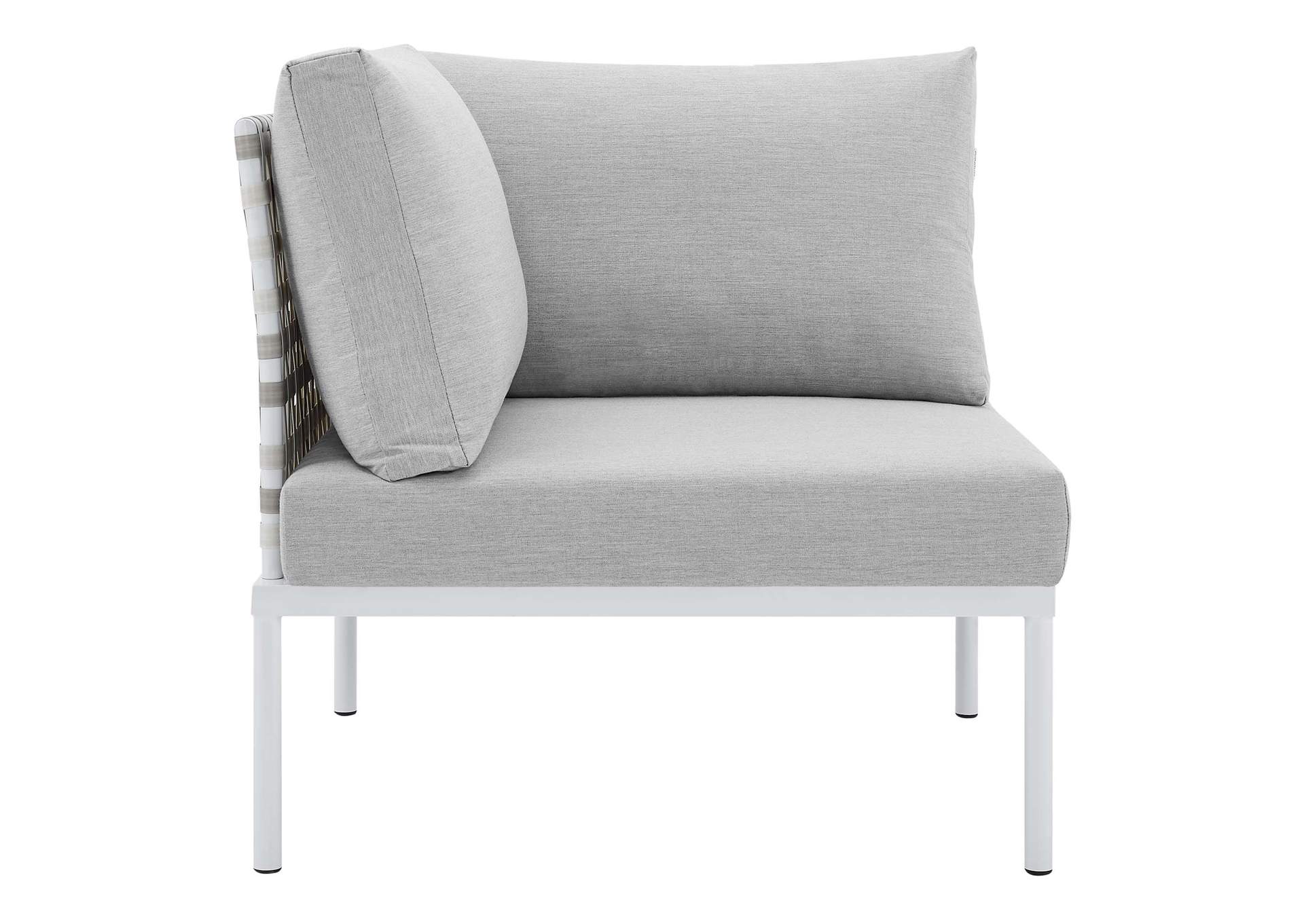 Taupe Gray Harmony 8-Piece  Sunbrella,Modway