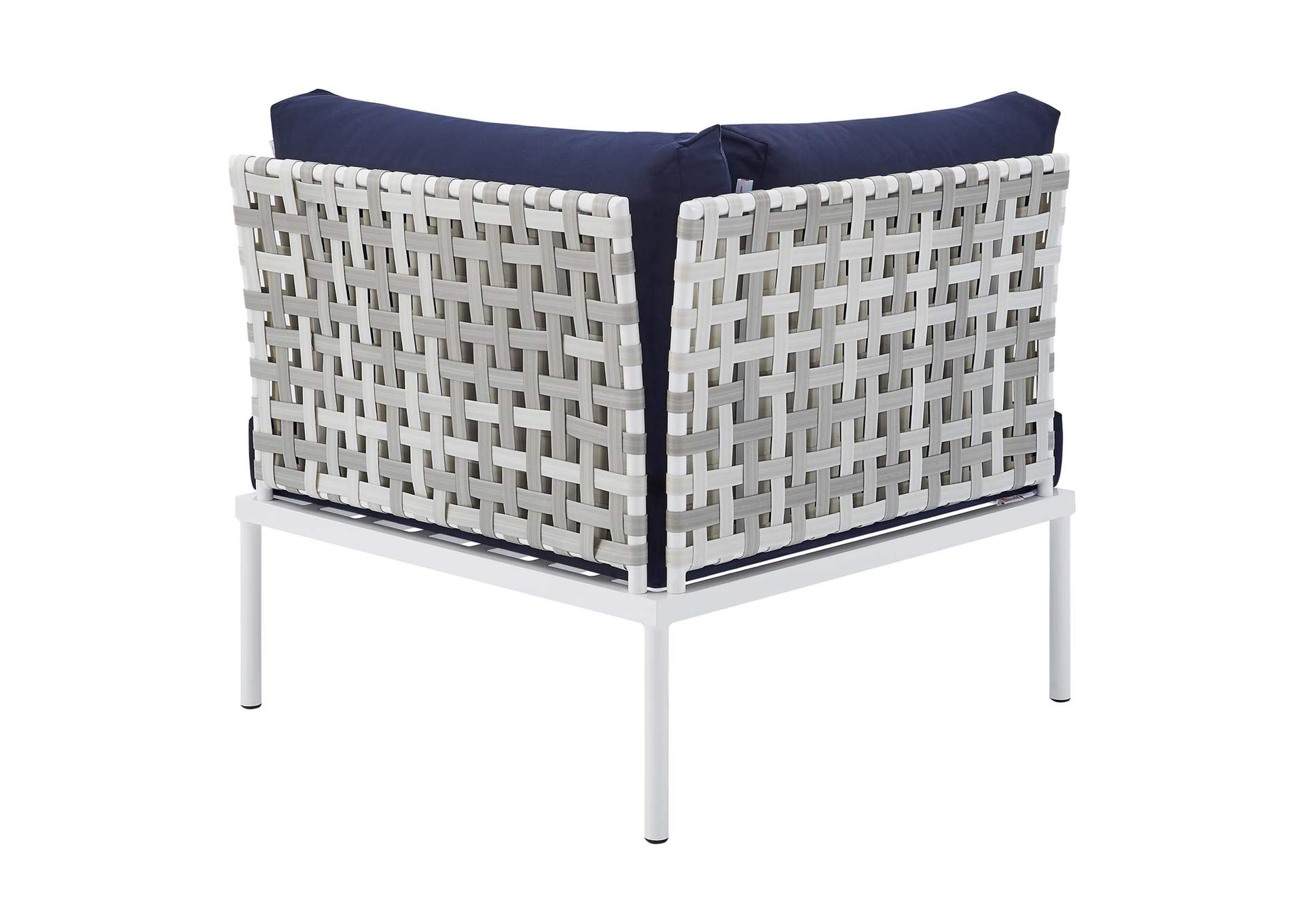 Taupe Navy Harmony 8-Piece  Sunbrella,Modway