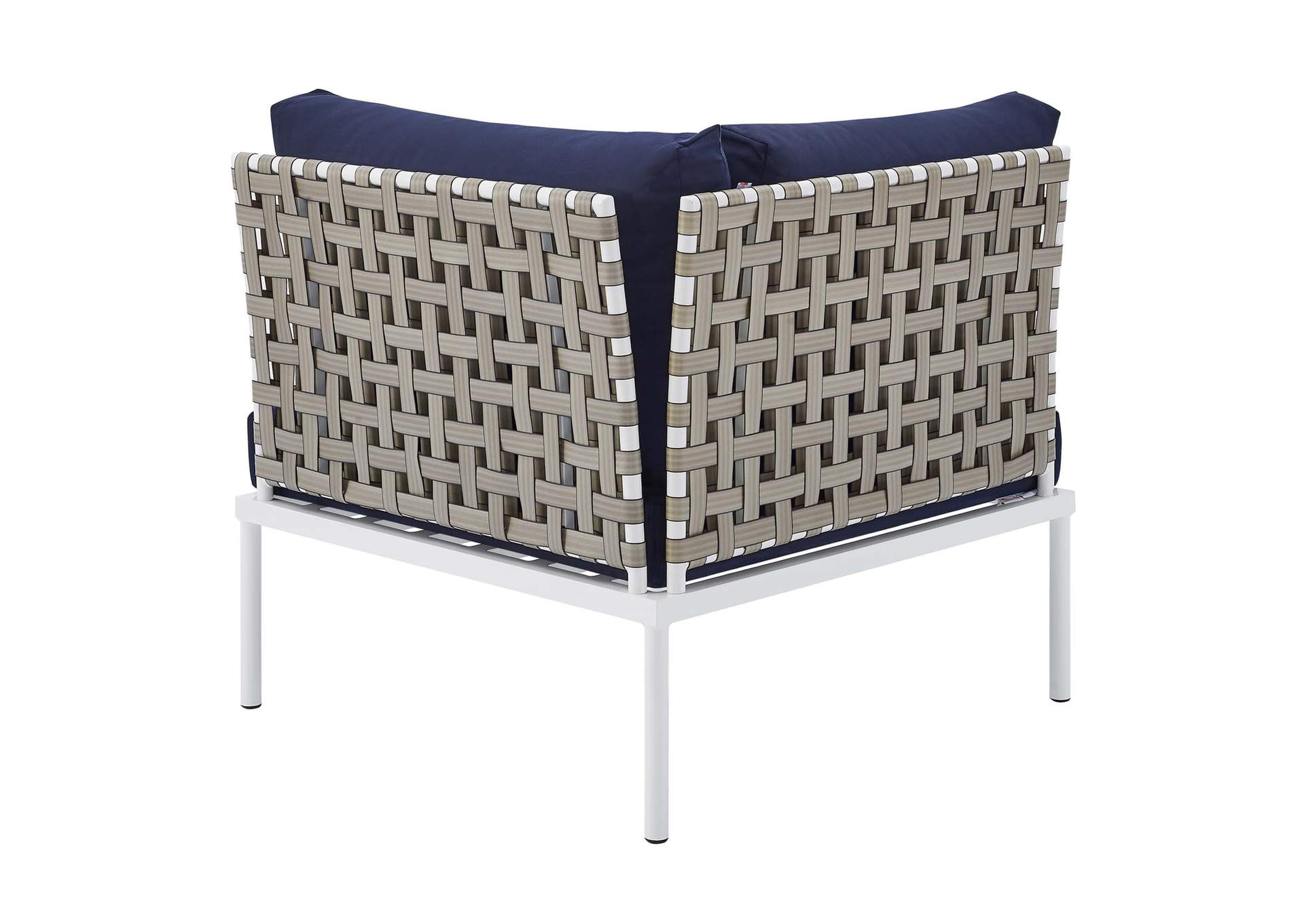 Tan Navy Harmony 8-Piece  Sunbrella,Modway