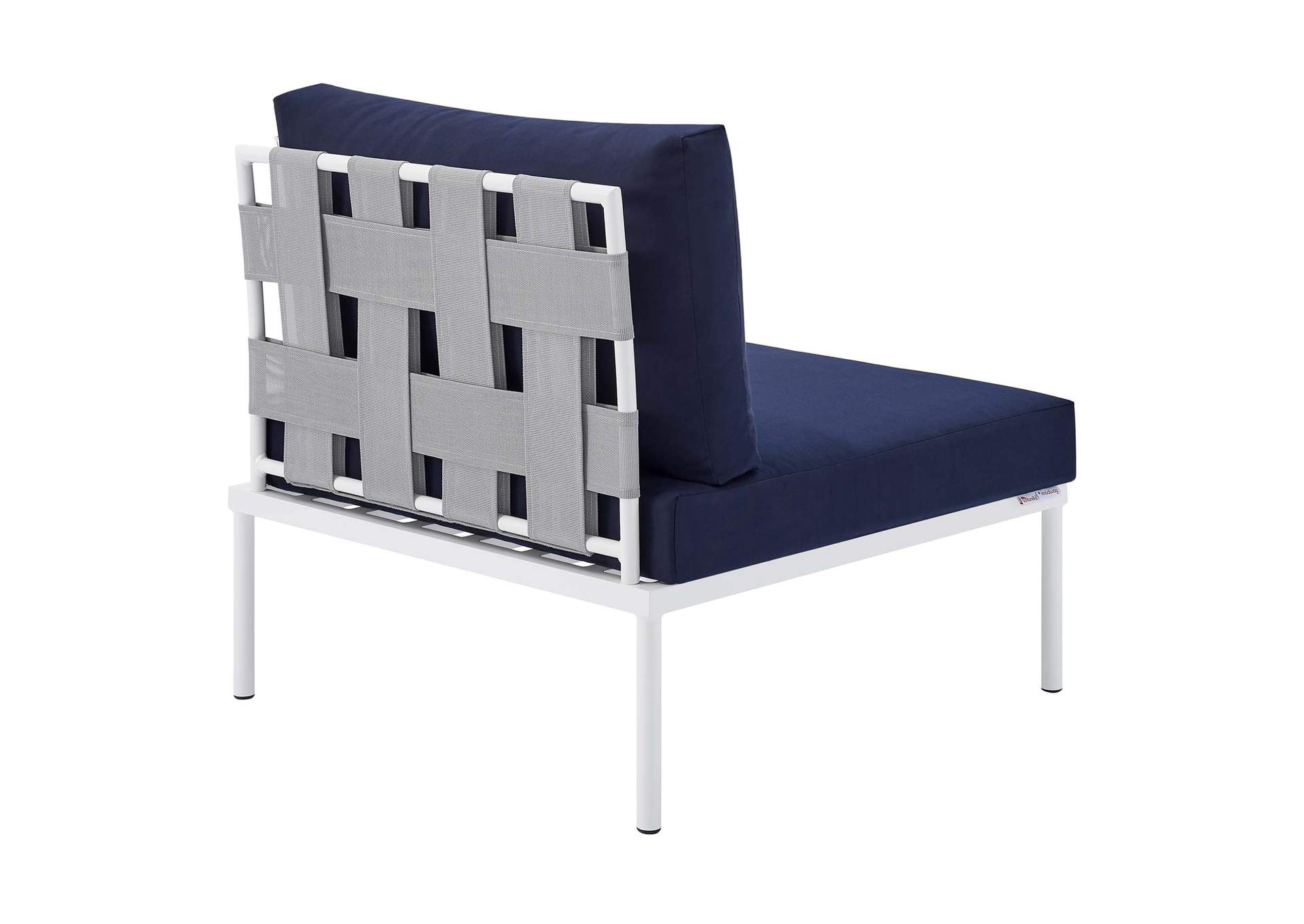 Gray Navy Harmony 8-Piece  Sunbrella,Modway