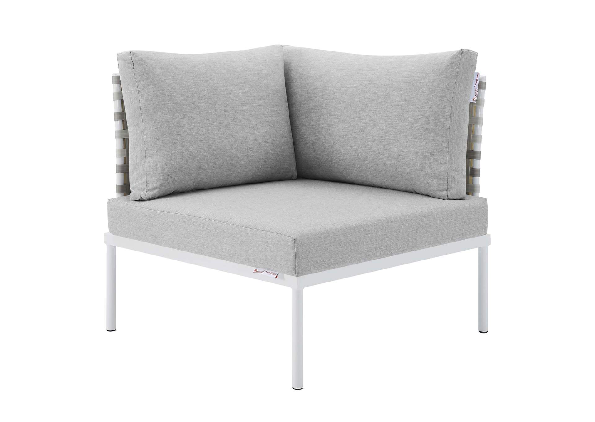 Taupe Gray Harmony 8-Piece  Sunbrella,Modway