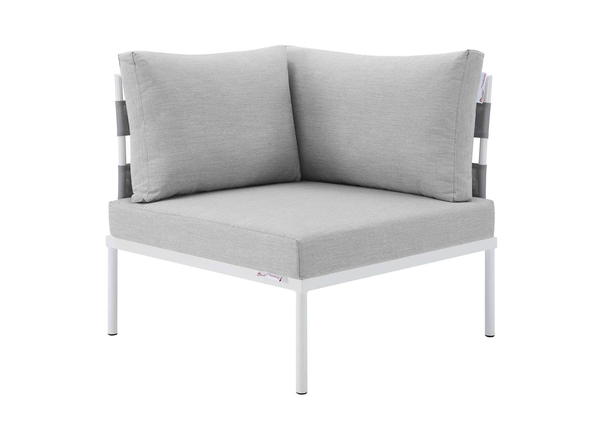 Gray Gray Harmony 8-Piece  Sunbrella,Modway