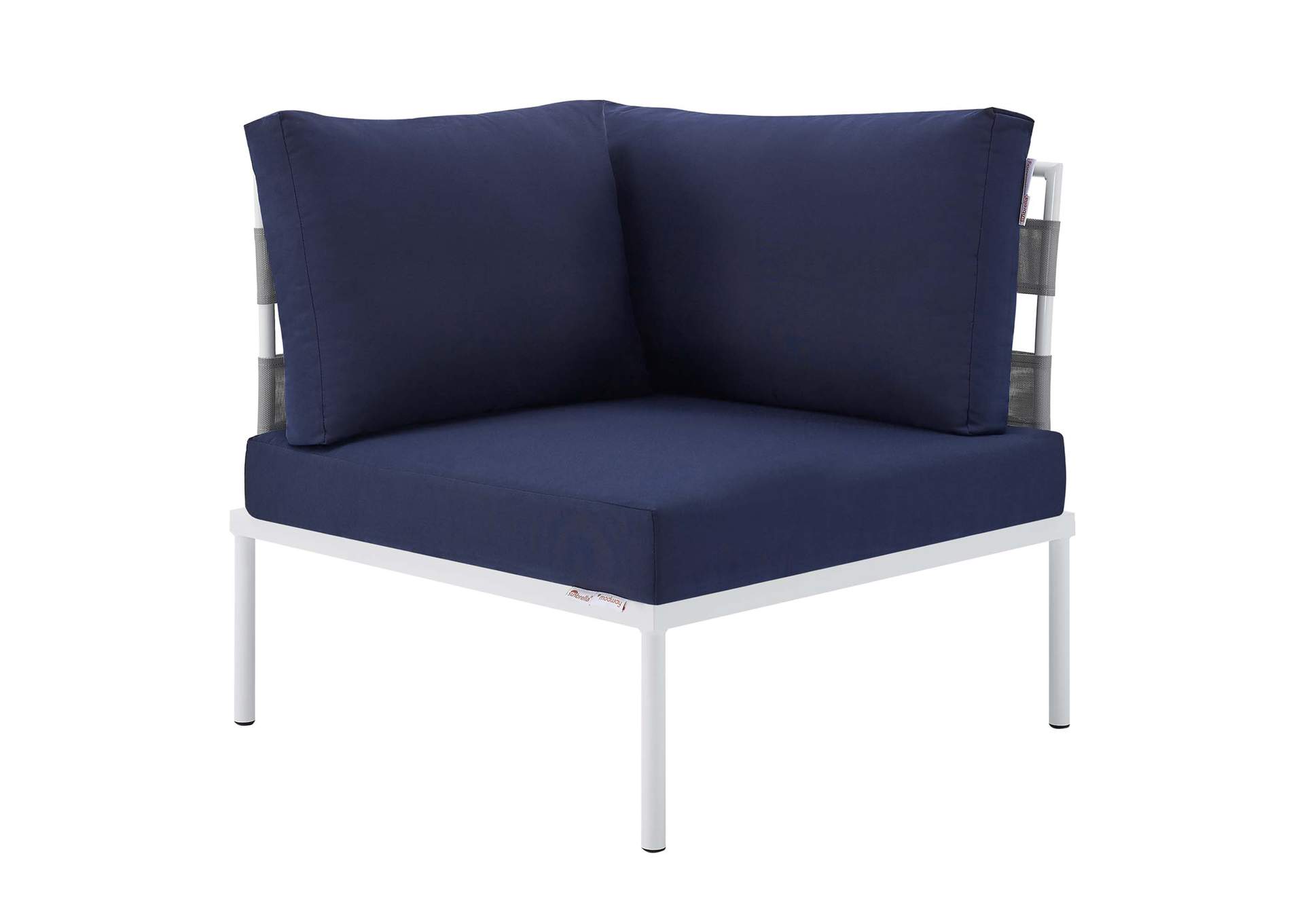 Gray Navy Harmony 8-Piece  Sunbrella,Modway