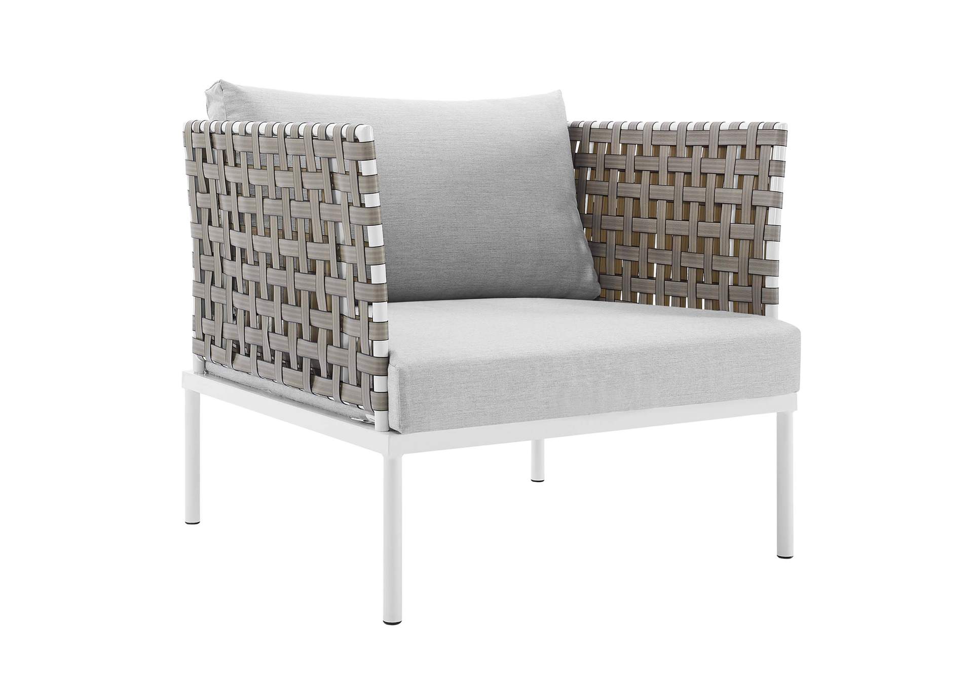 Tan Gray Harmony 10-Piece  Sunbrella,Modway