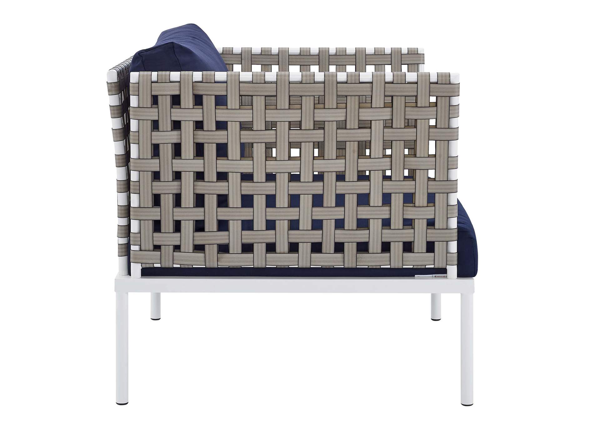 Tan Navy Harmony 10-Piece  Sunbrella,Modway