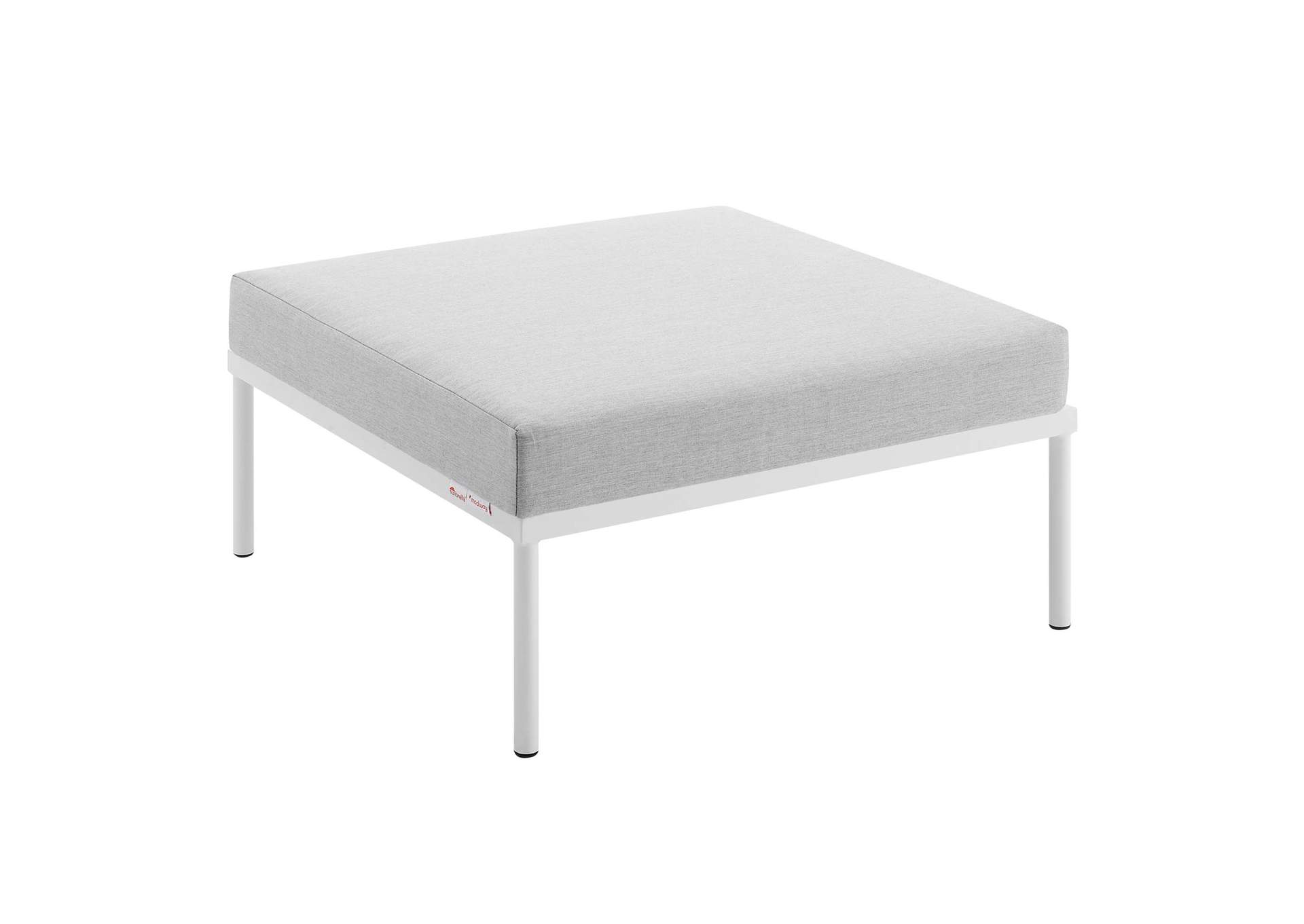 White Gray Harmony 10-Piece  Sunbrella,Modway