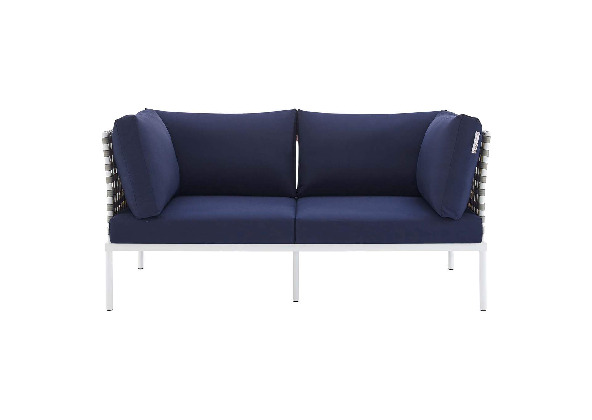 Tan Navy Harmony Sunbrella,Modway