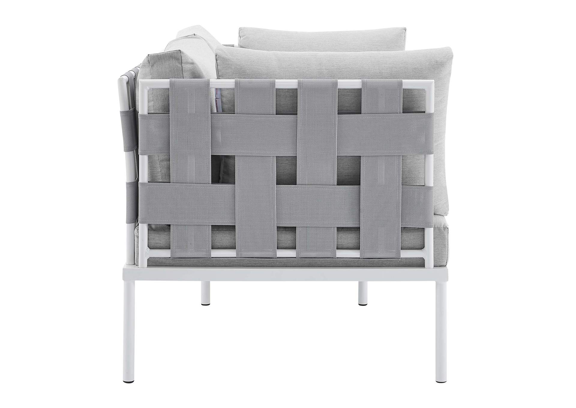 Gray Gray Harmony Sunbrella,Modway